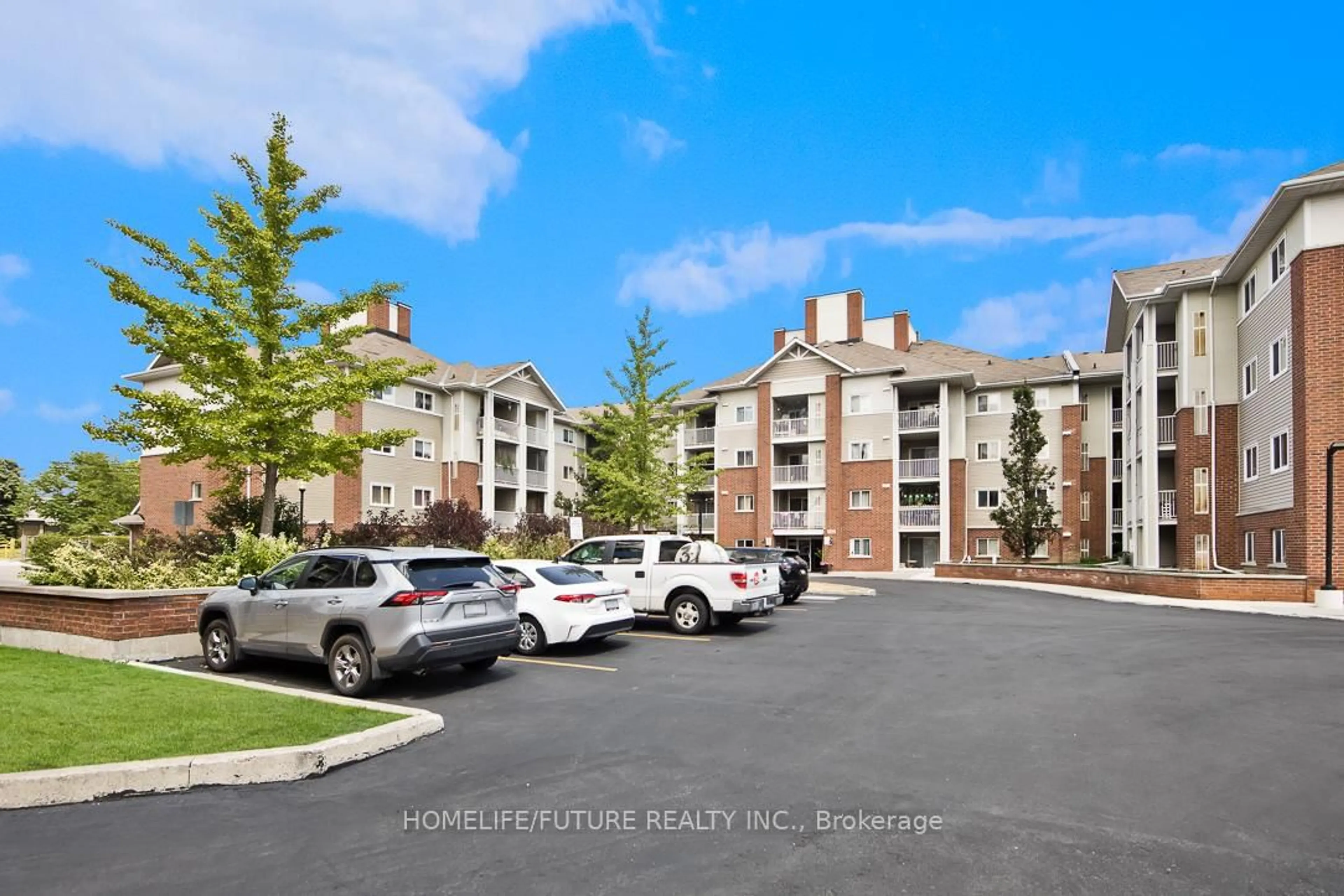 A pic from outside/outdoor area/front of a property/back of a property/a pic from drone, mountain view for 5225 Finch Ave #102, Toronto Ontario M1S 5W8