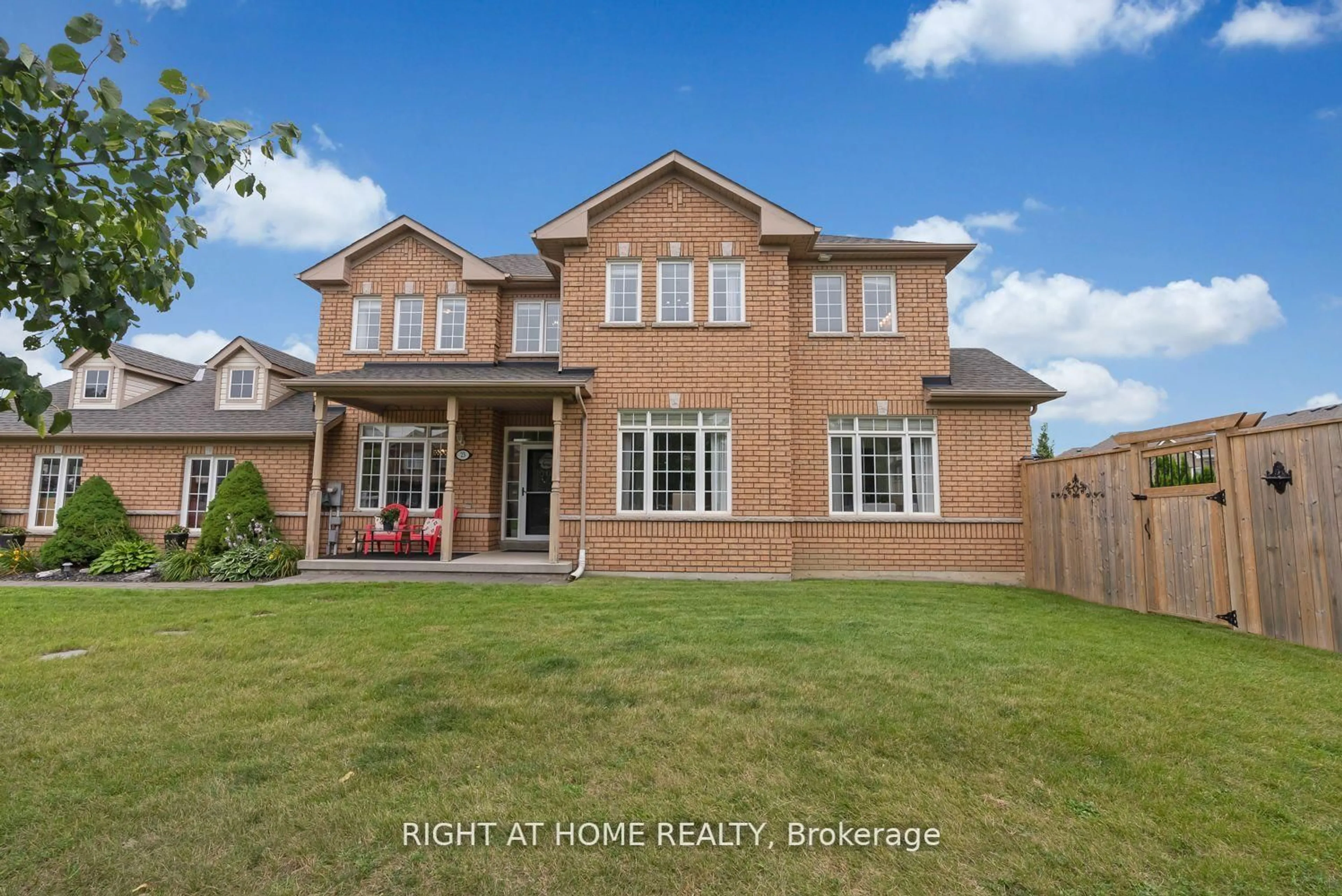 Home with brick exterior material, street for 23 Don Morris Crt, Clarington Ontario L1C 5P7
