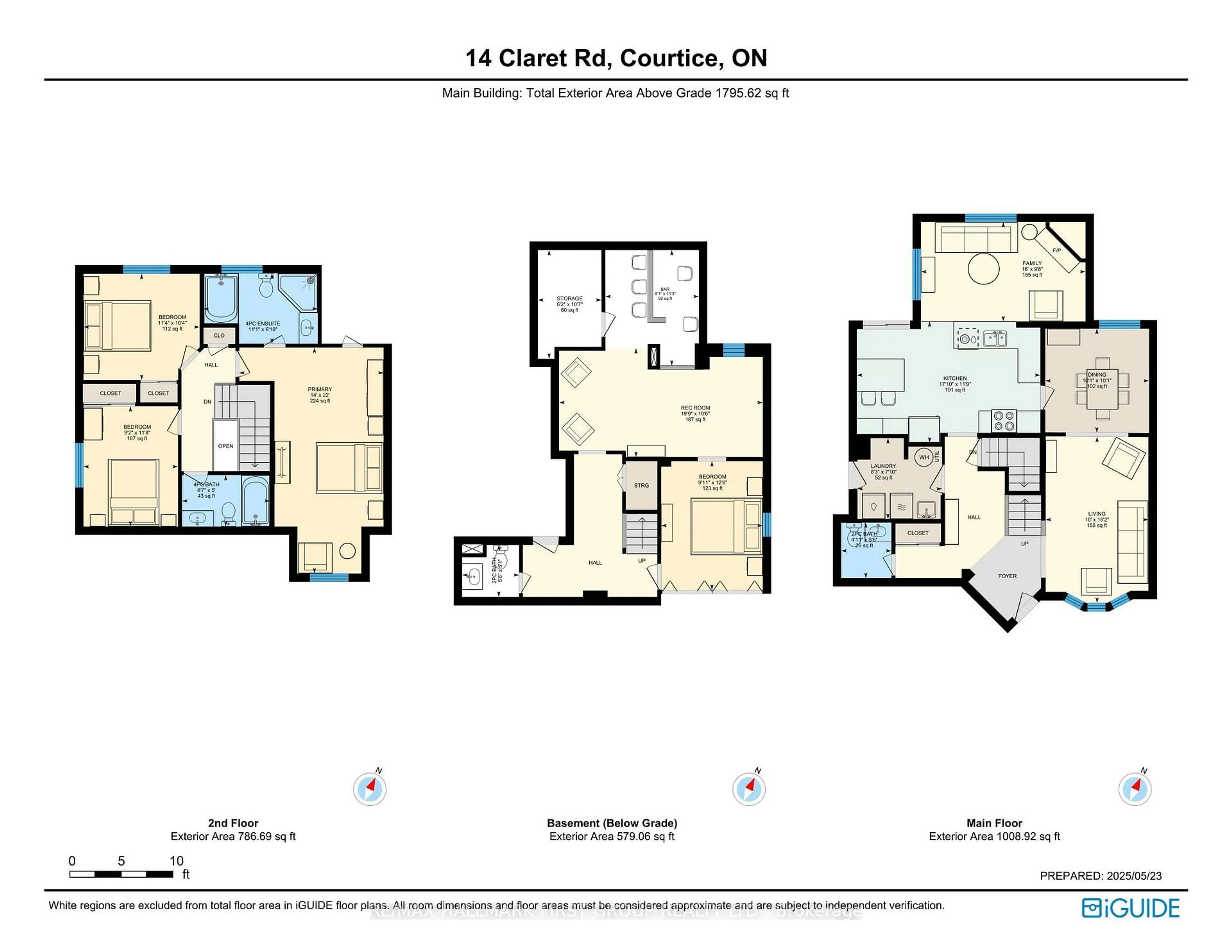 Floor plan for 14 Claret Rd, Clarington Ontario L1E 1V9