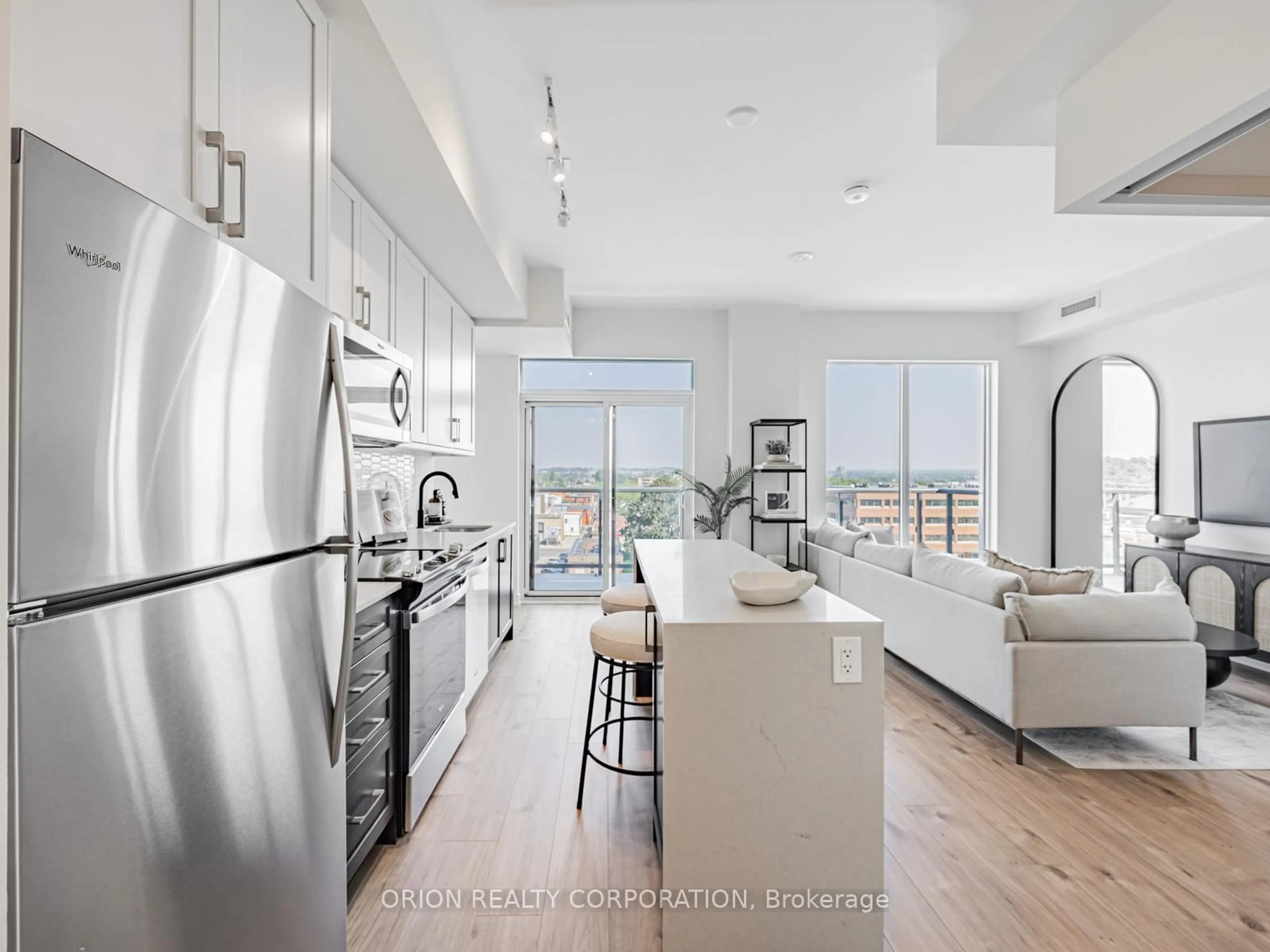 Open concept kitchen, unknown for 201 Brock St #617, Whitby Ontario L1N 4K2