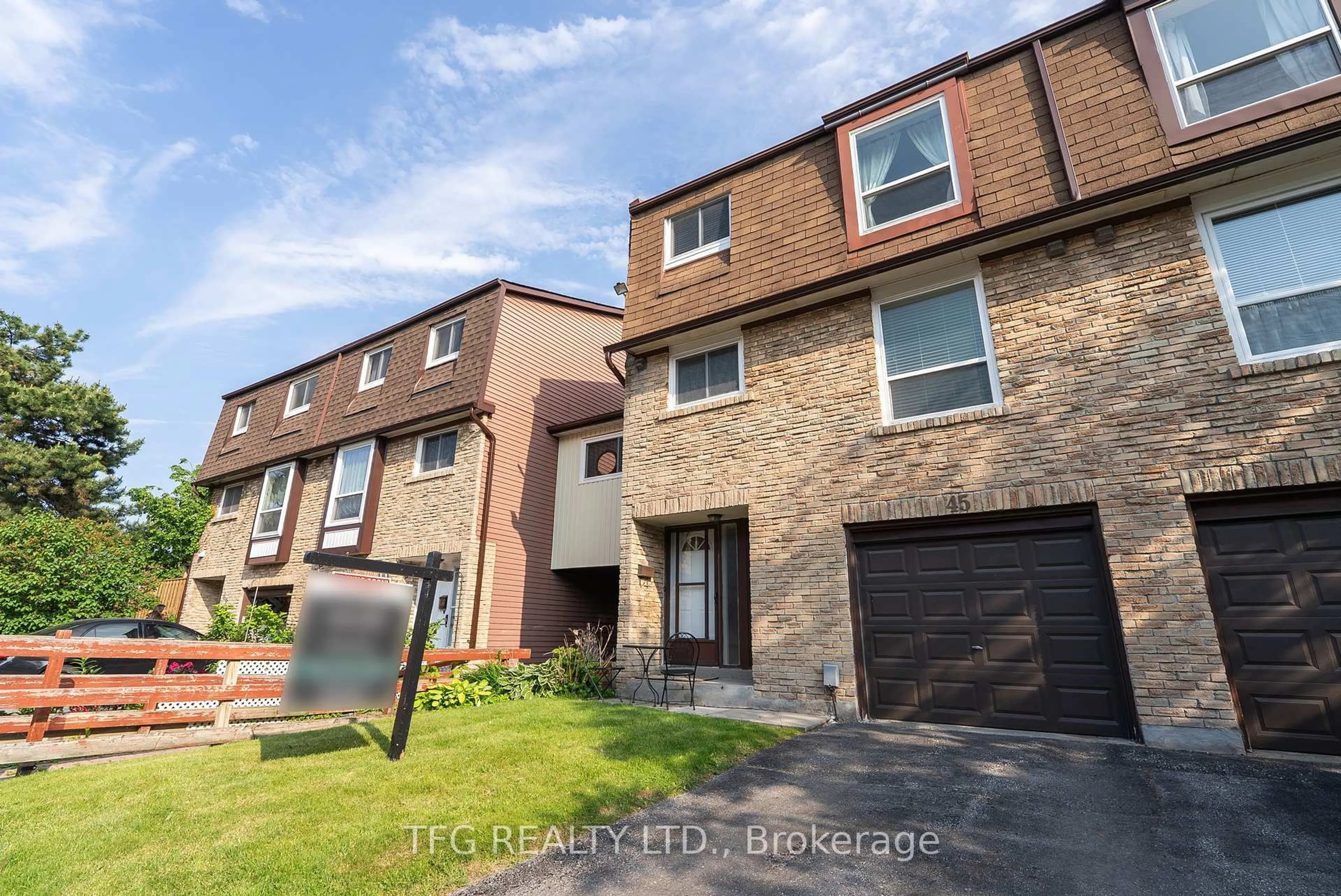 Home with brick exterior material, street for 222 Pearson St #45, Oshawa Ontario L1G 7C6