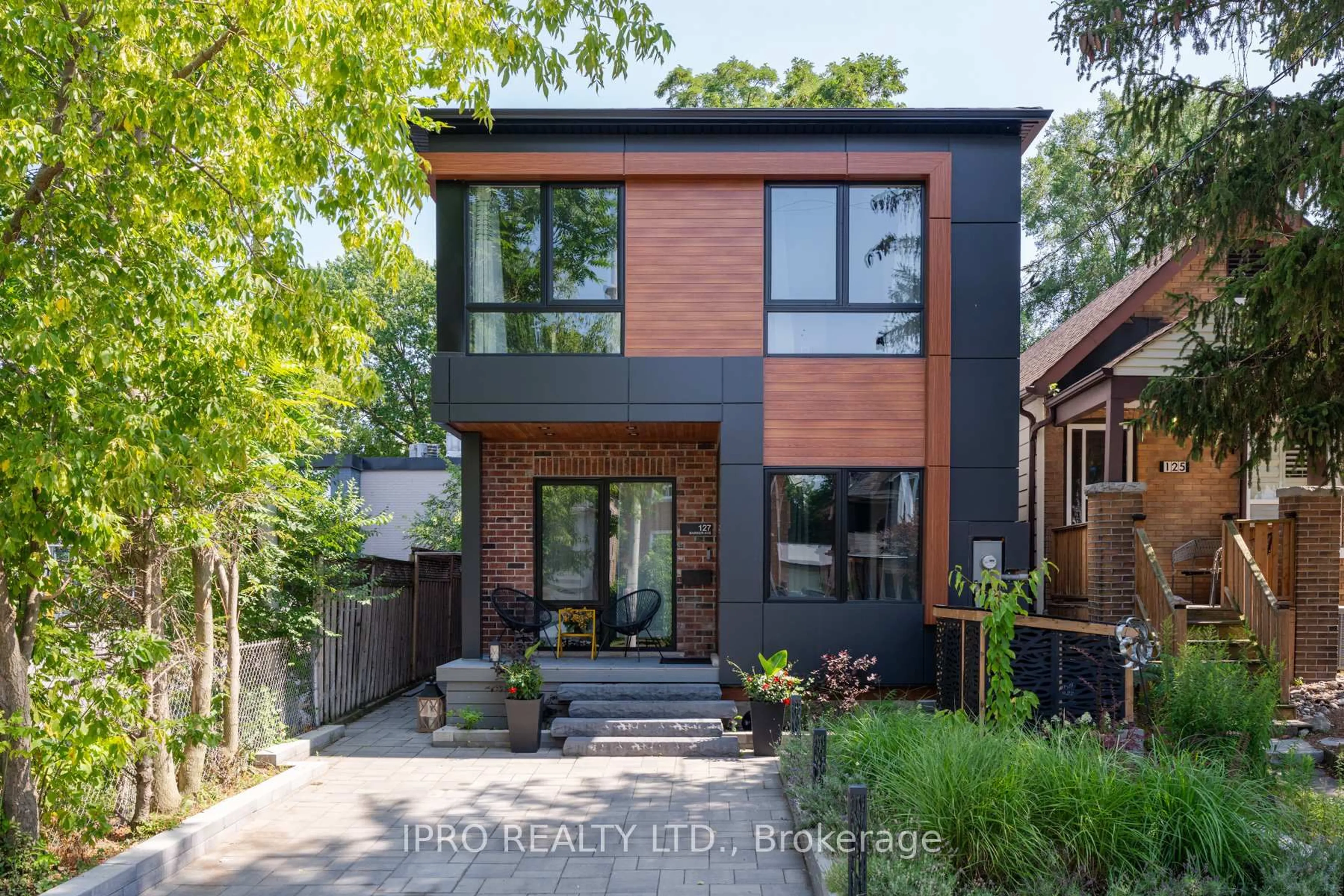 Home with brick exterior material, street for 127 Barker Ave, Toronto Ontario M4C 2N8