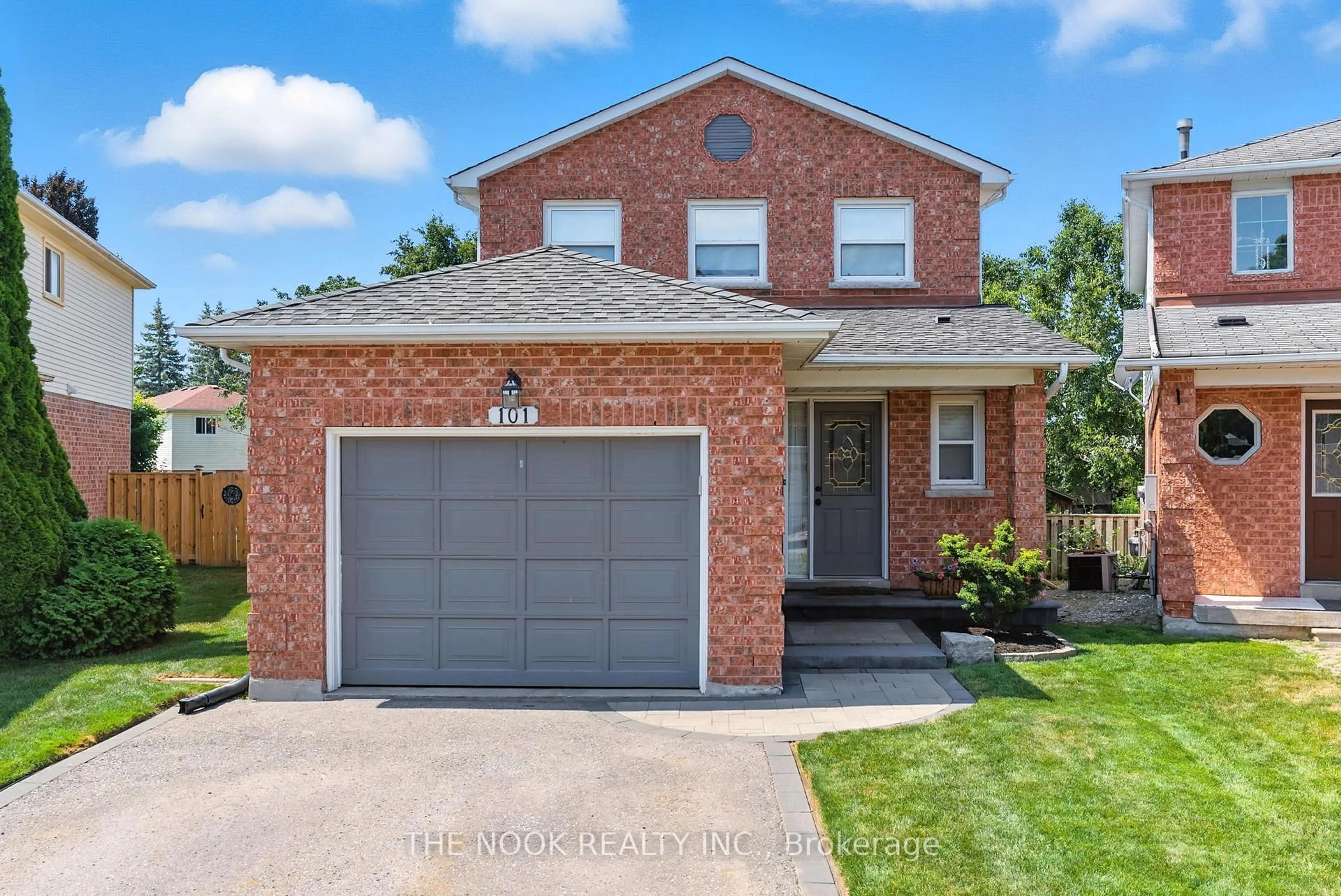 Home with brick exterior material, street for 101 Poolton Cres, Clarington Ontario L1E 2H6