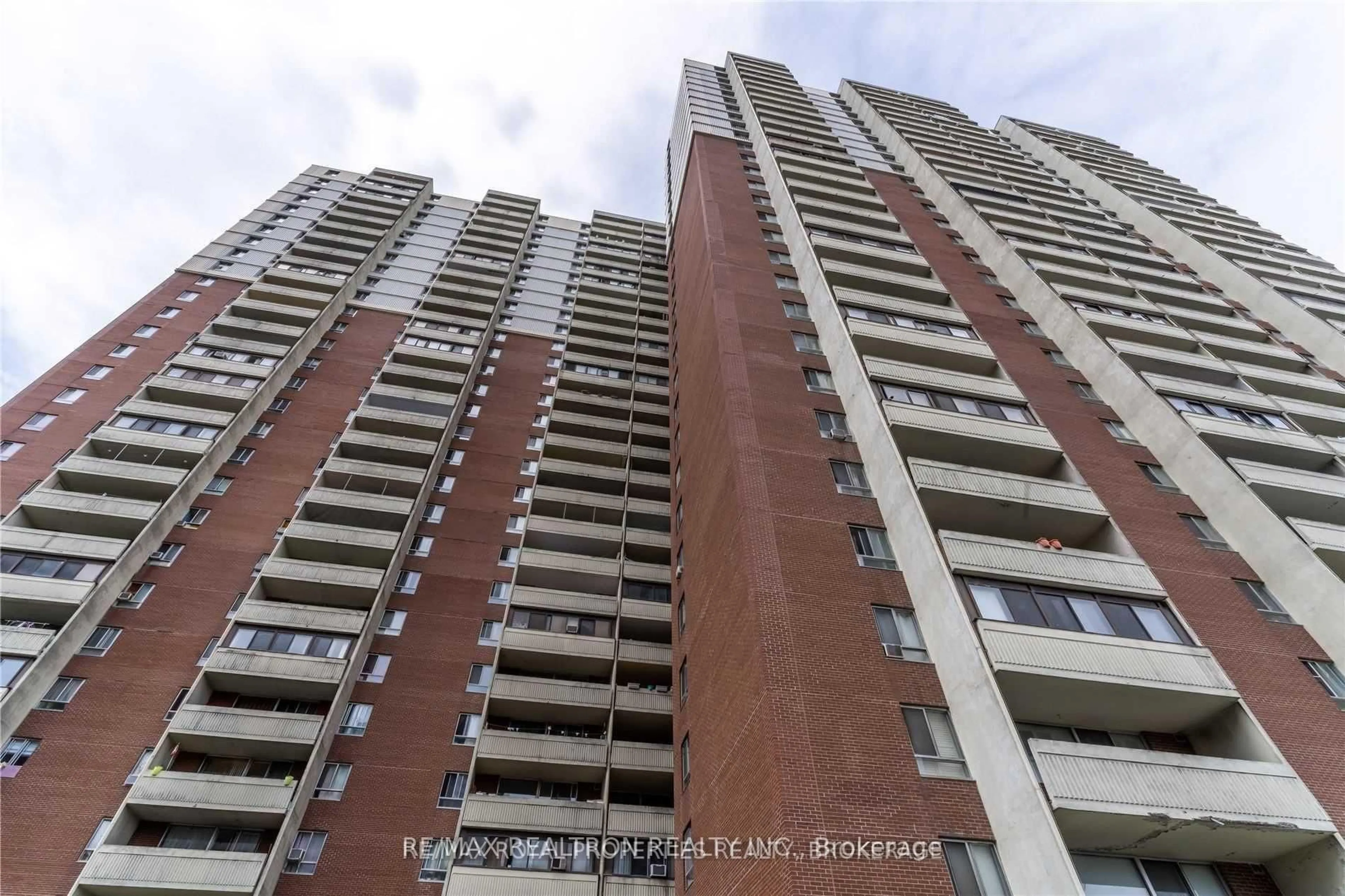 Balcony in the apartment, unknown for 5 Massey Sq #2911, Toronto Ontario M4C 5L6