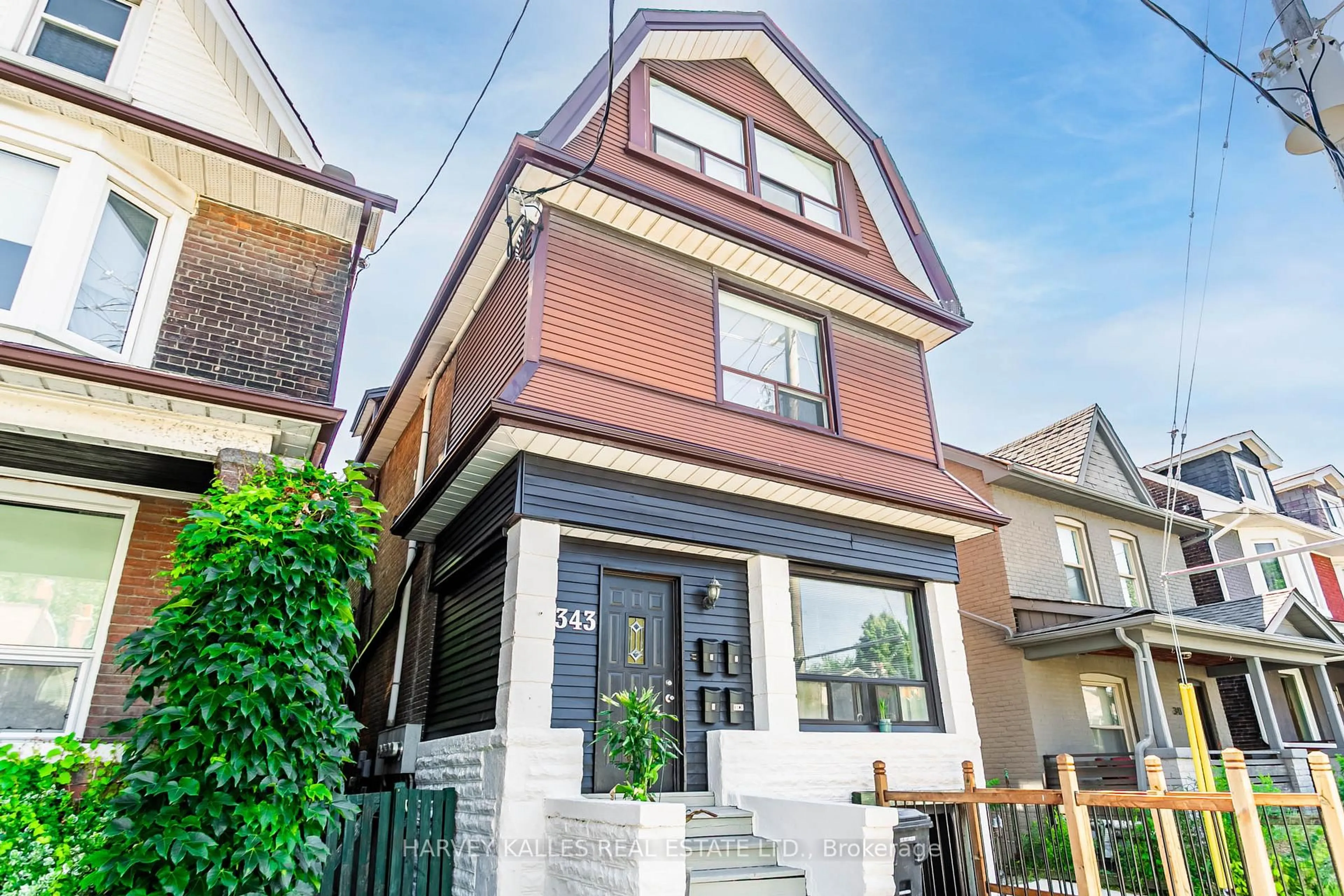 Home with brick exterior material, street for 343 Greenwood Ave, Toronto Ontario M4L 2R6