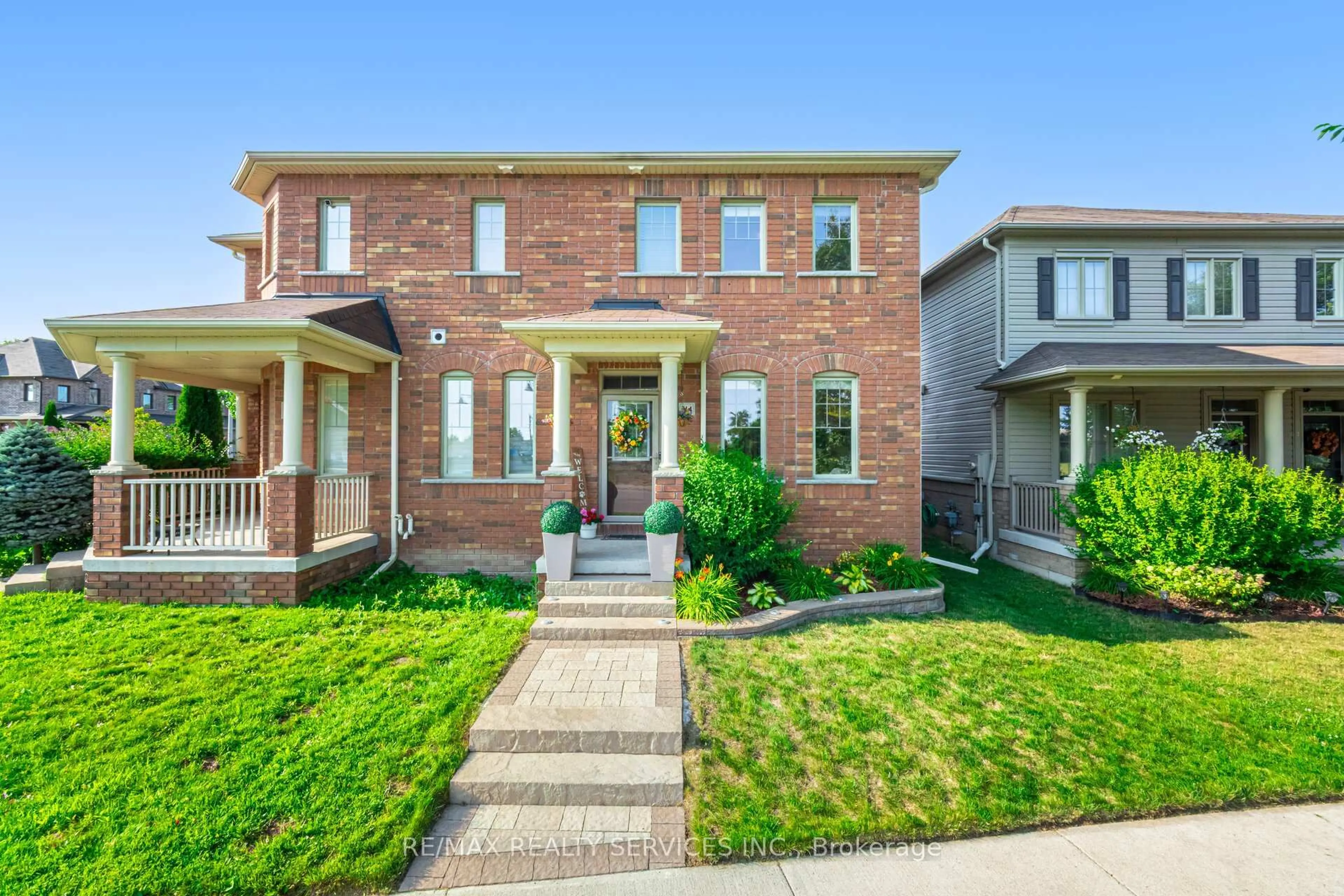 Home with brick exterior material, street for 314 Brookhill Blvd, Clarington Ontario L1C 0M1