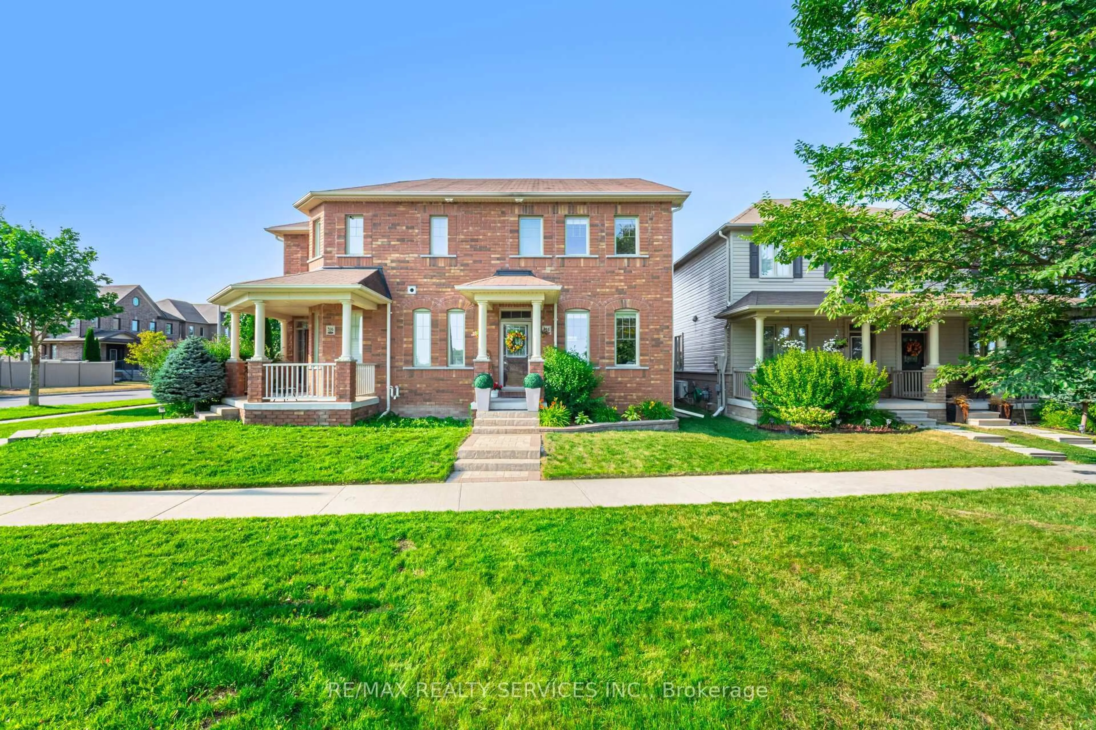 Home with brick exterior material, street for 314 Brookhill Blvd, Clarington Ontario L1C 0M1