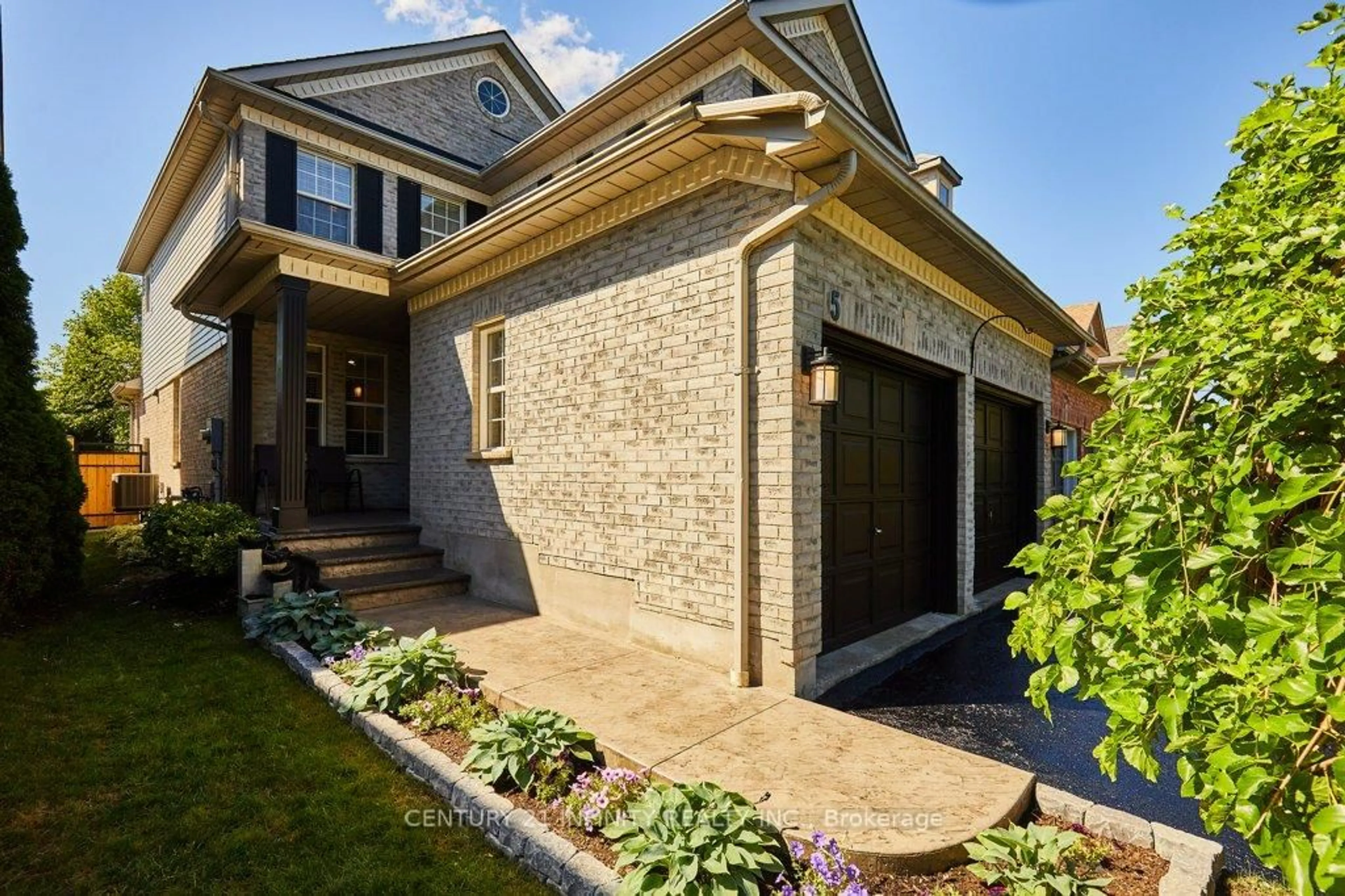 Home with brick exterior material, street for 5 Blacksmith Lane, Whitby Ontario L1P 1N2