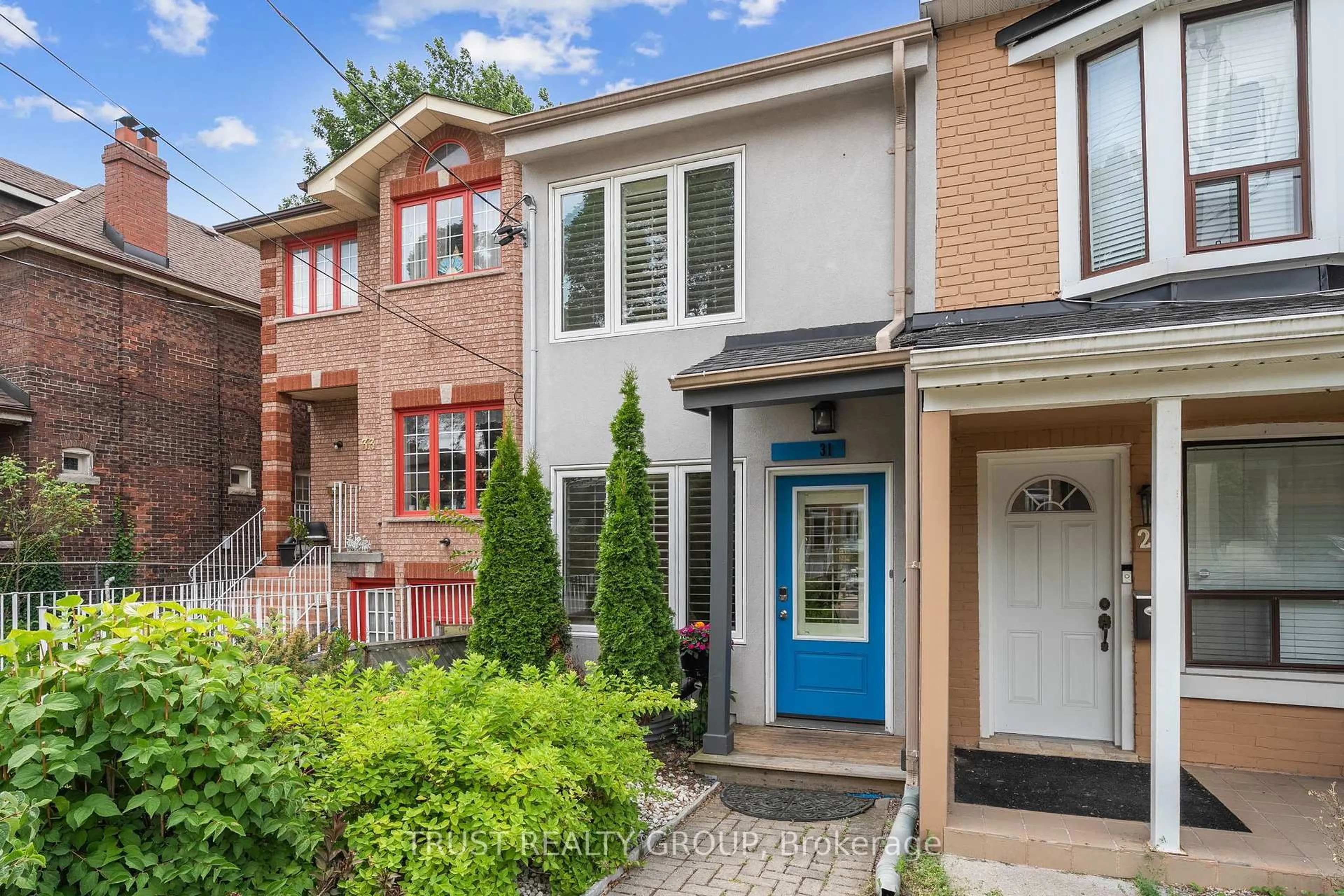 Home with brick exterior material, street for 31 Dunkirk Rd, Toronto Ontario M4C 2M1