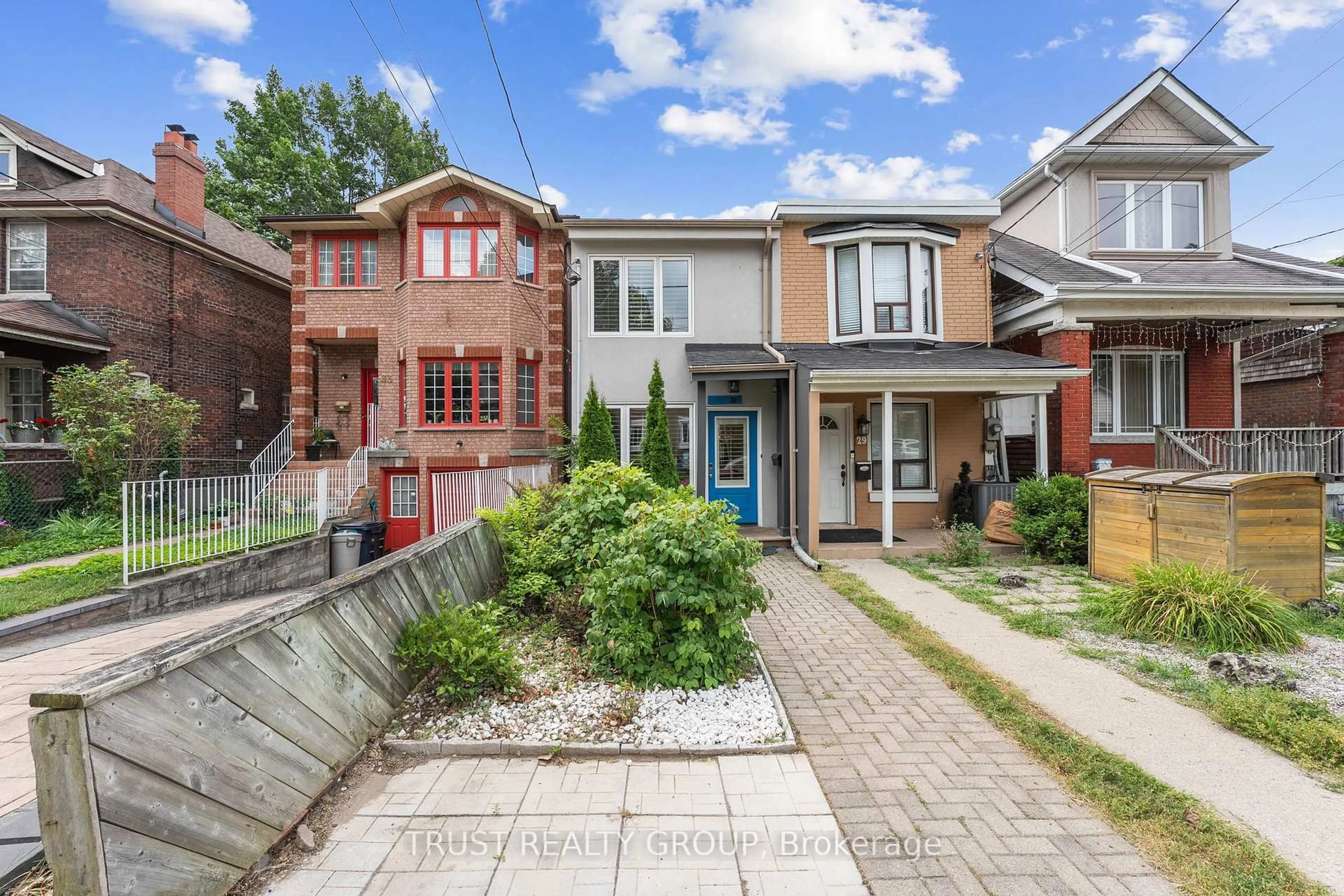 Home with brick exterior material, street for 31 Dunkirk Rd, Toronto Ontario M4C 2M1