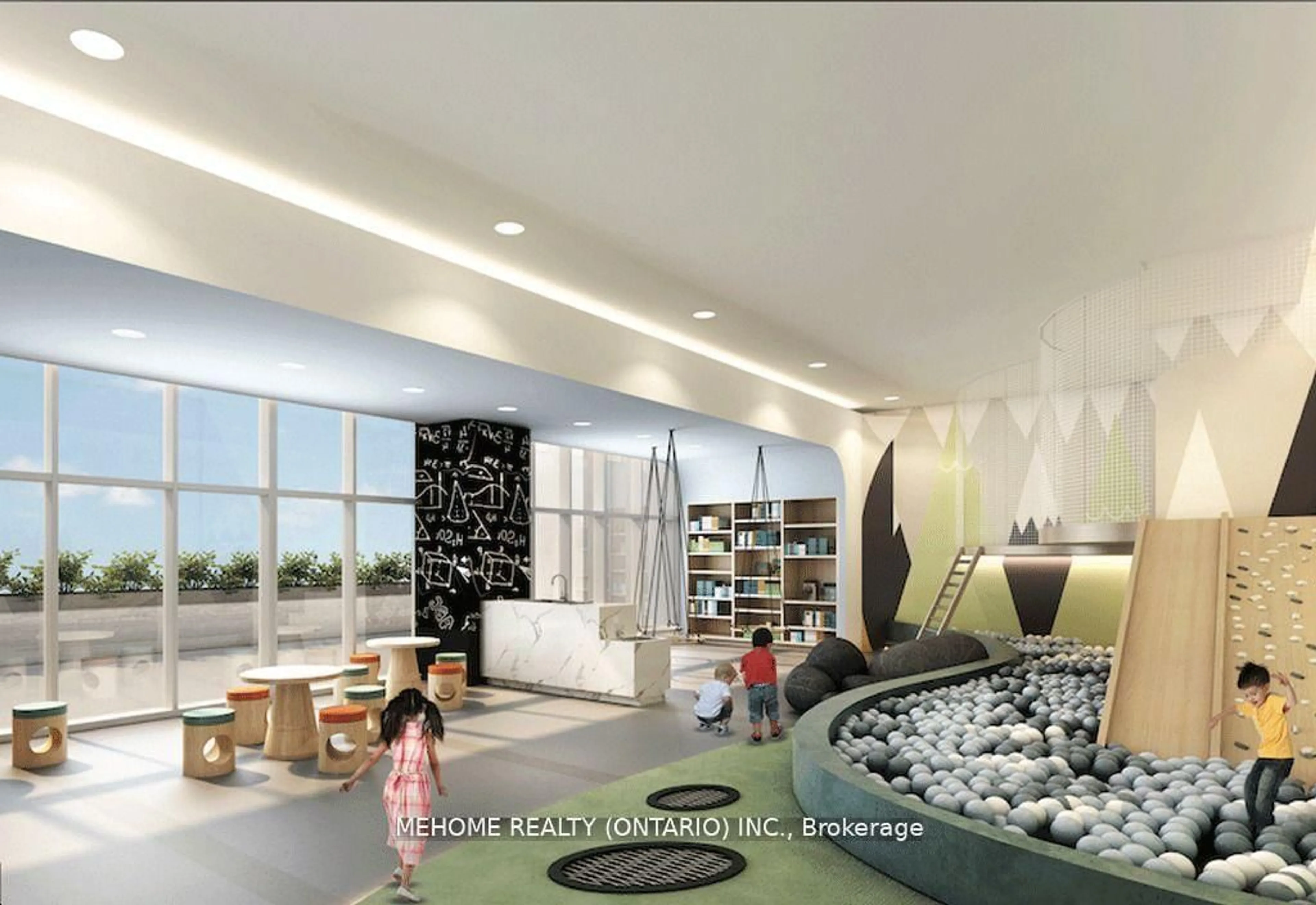 Indoor foyer for 2033 Kennedy Rd #2807, Toronto Ontario M1T 0B9