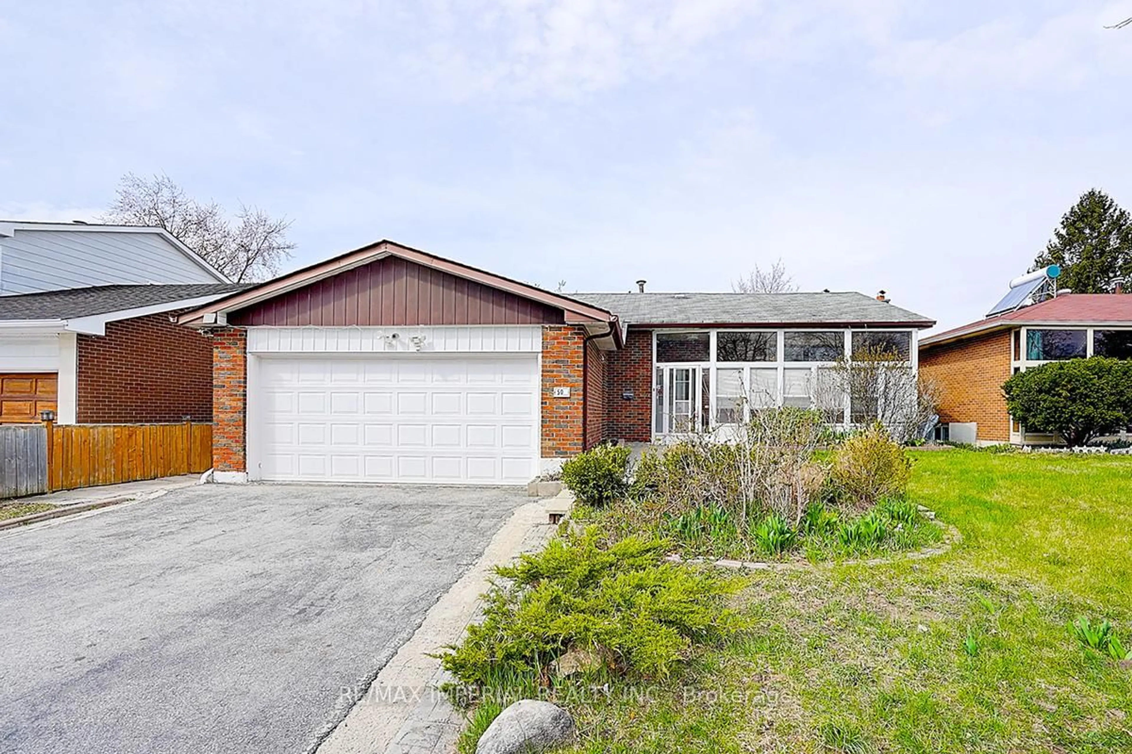 Home with brick exterior material, street for 50 Glendower Crct, Toronto Ontario M1T 2Z4