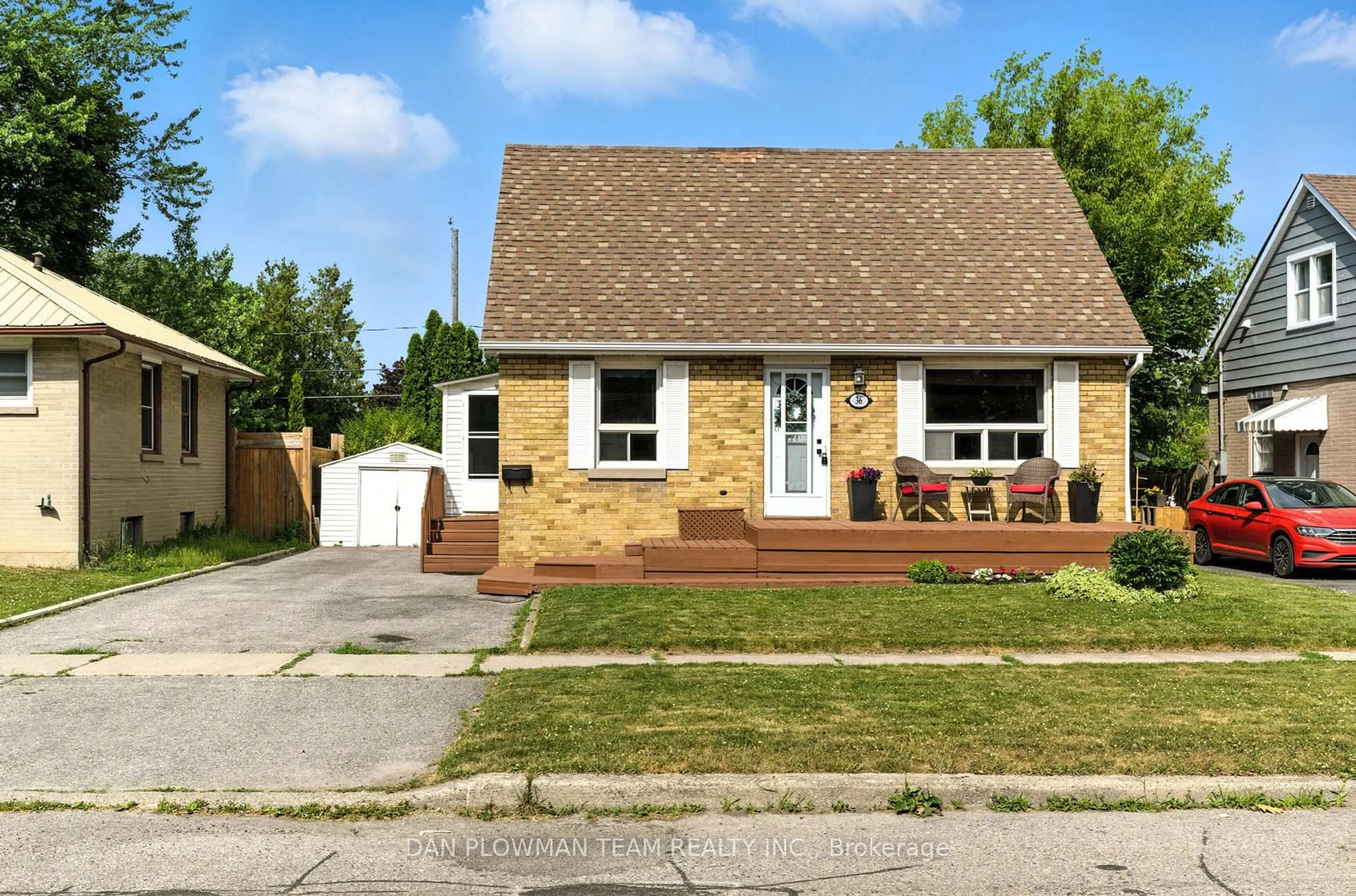Home with brick exterior material, street for 36 Forest Rd, Ajax Ontario L1S 2N3