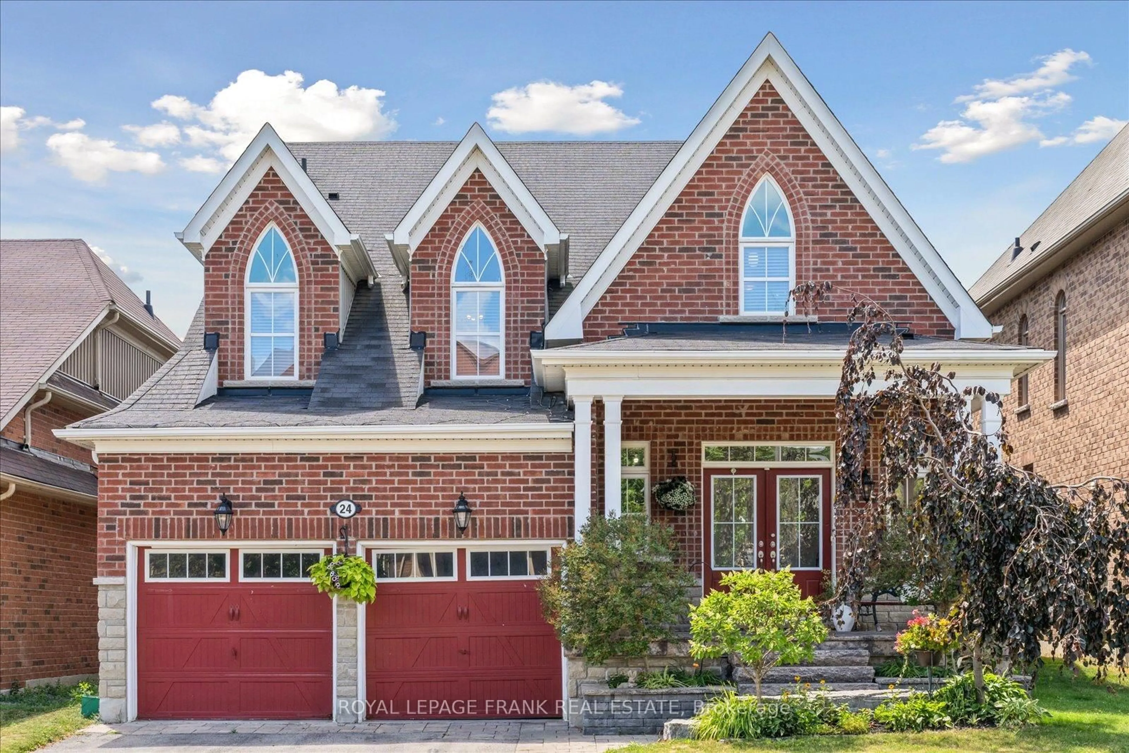 Home with brick exterior material, street for 24 Burning Springs Pl, Whitby Ontario L1M 0K1