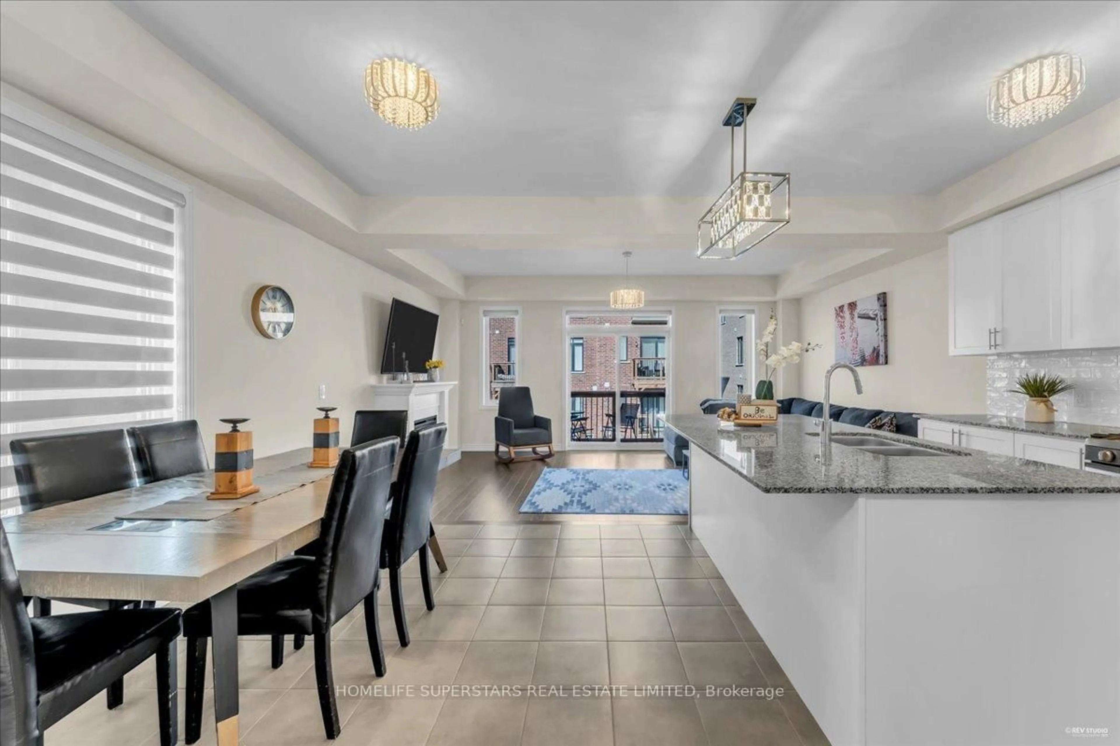 Open concept kitchen, ceramic/tile floor for 90 Dorian Dr, Whitby Ontario L1P 0C8