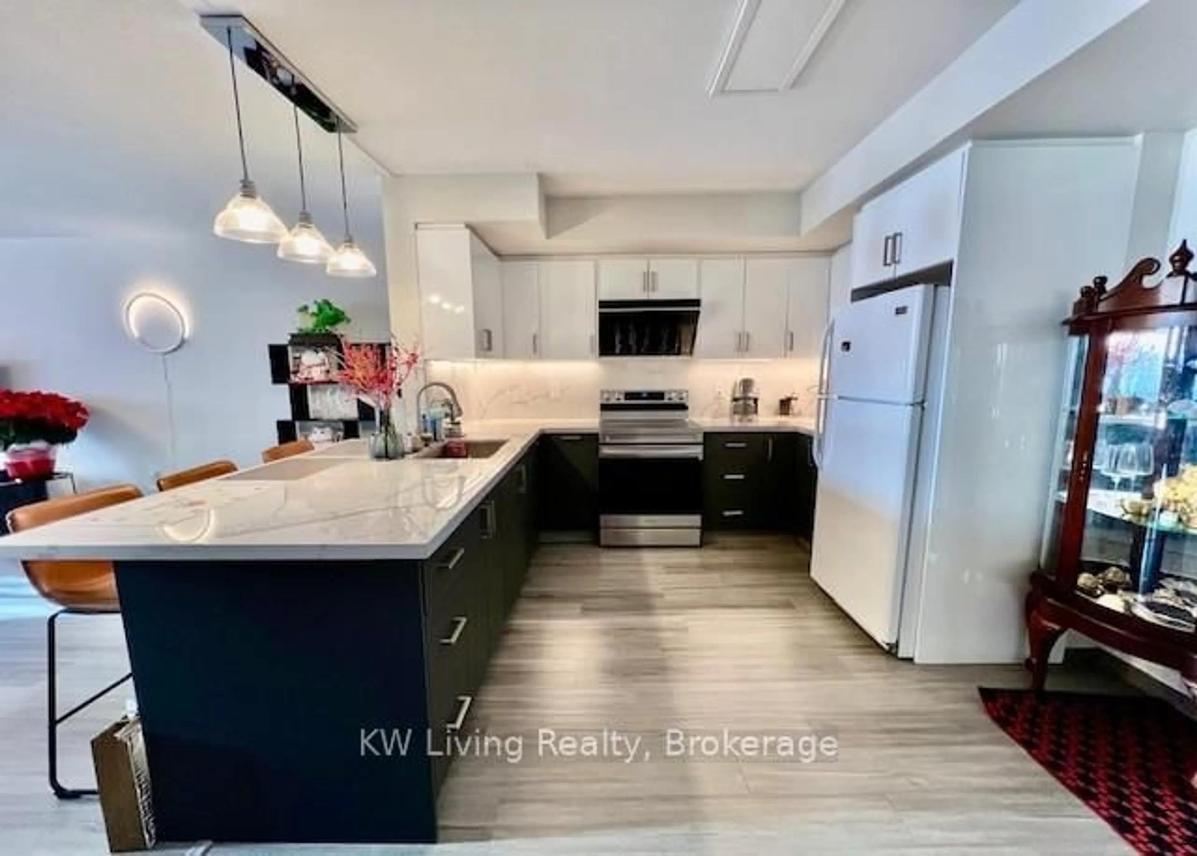 Open concept kitchen, unknown for 1881 McNicoll Ave #107, Toronto Ontario M1V 5M2