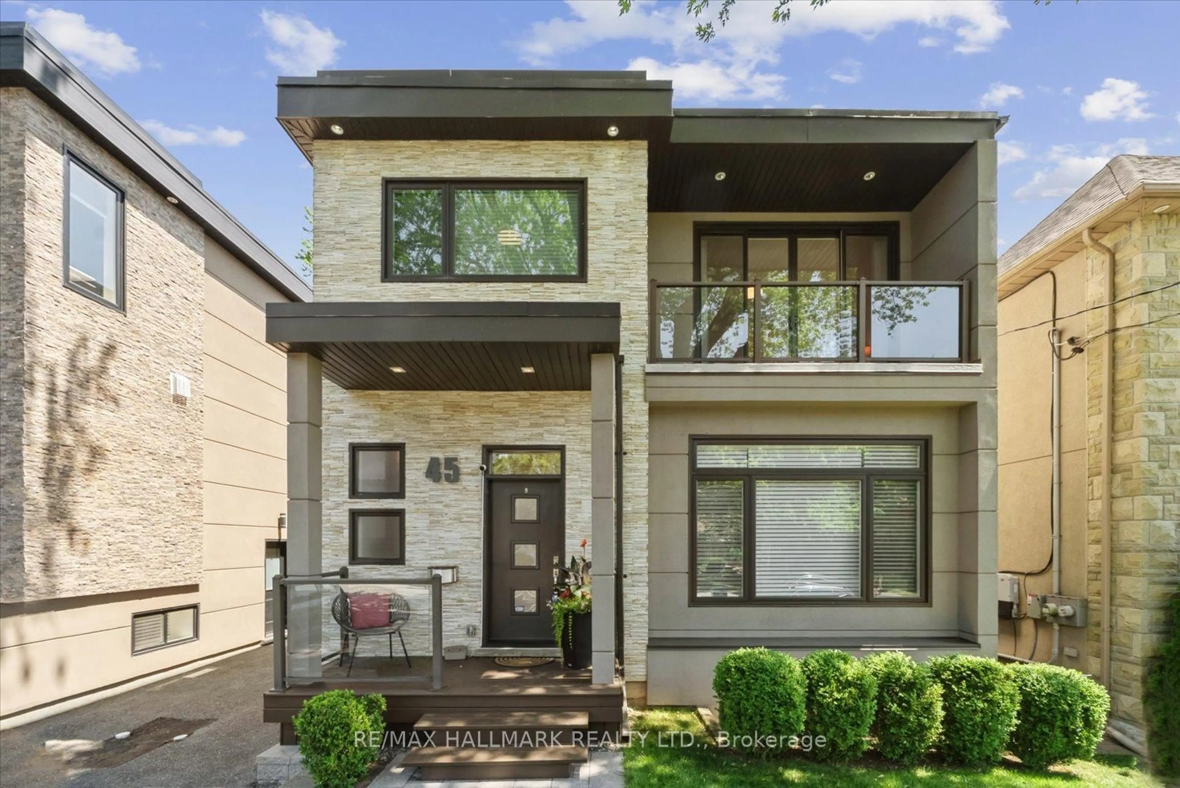 Home with brick exterior material, street for 45 Eastville Ave, Toronto Ontario M1M 2N6