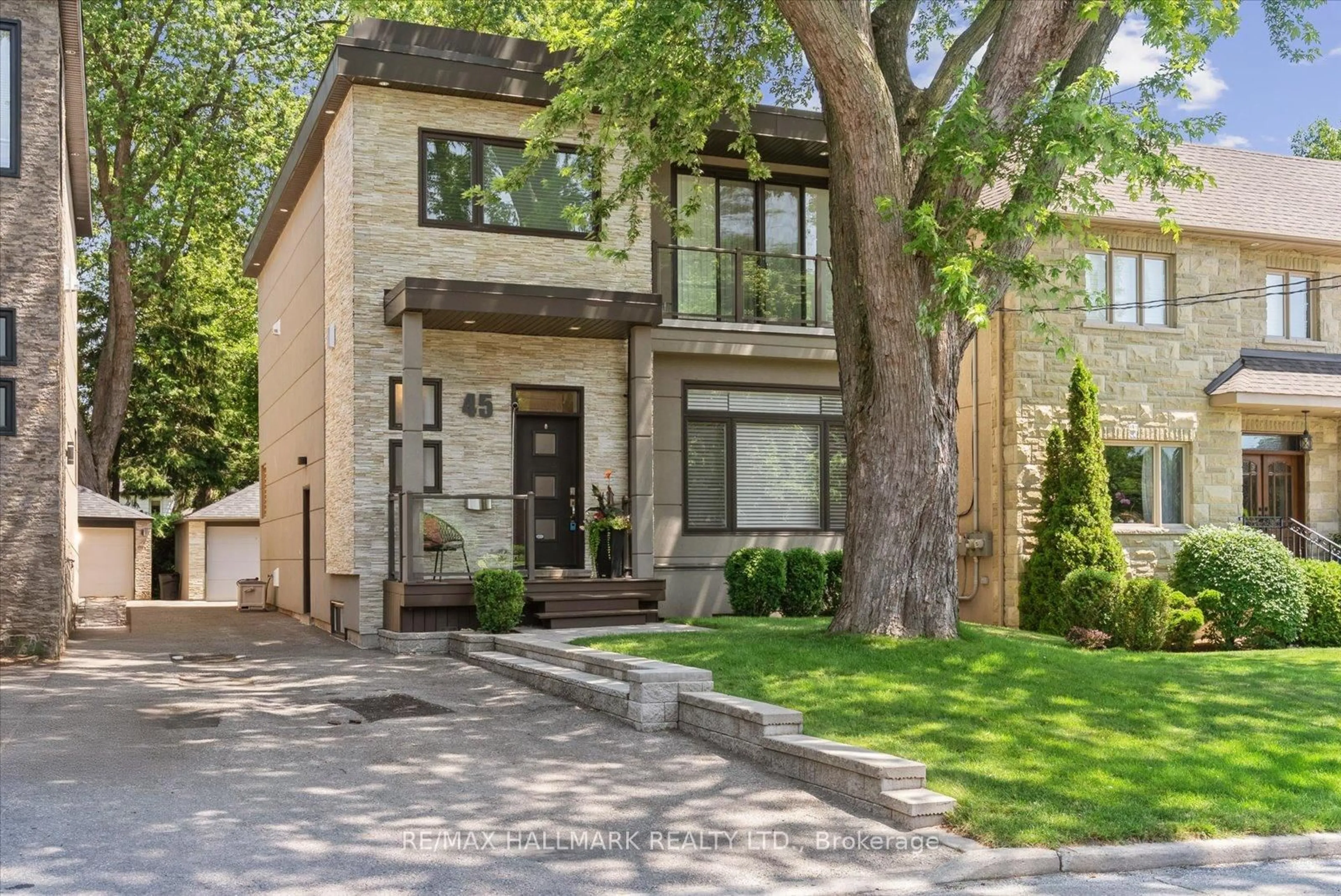 Home with brick exterior material, street for 45 Eastville Ave, Toronto Ontario M1M 2N6