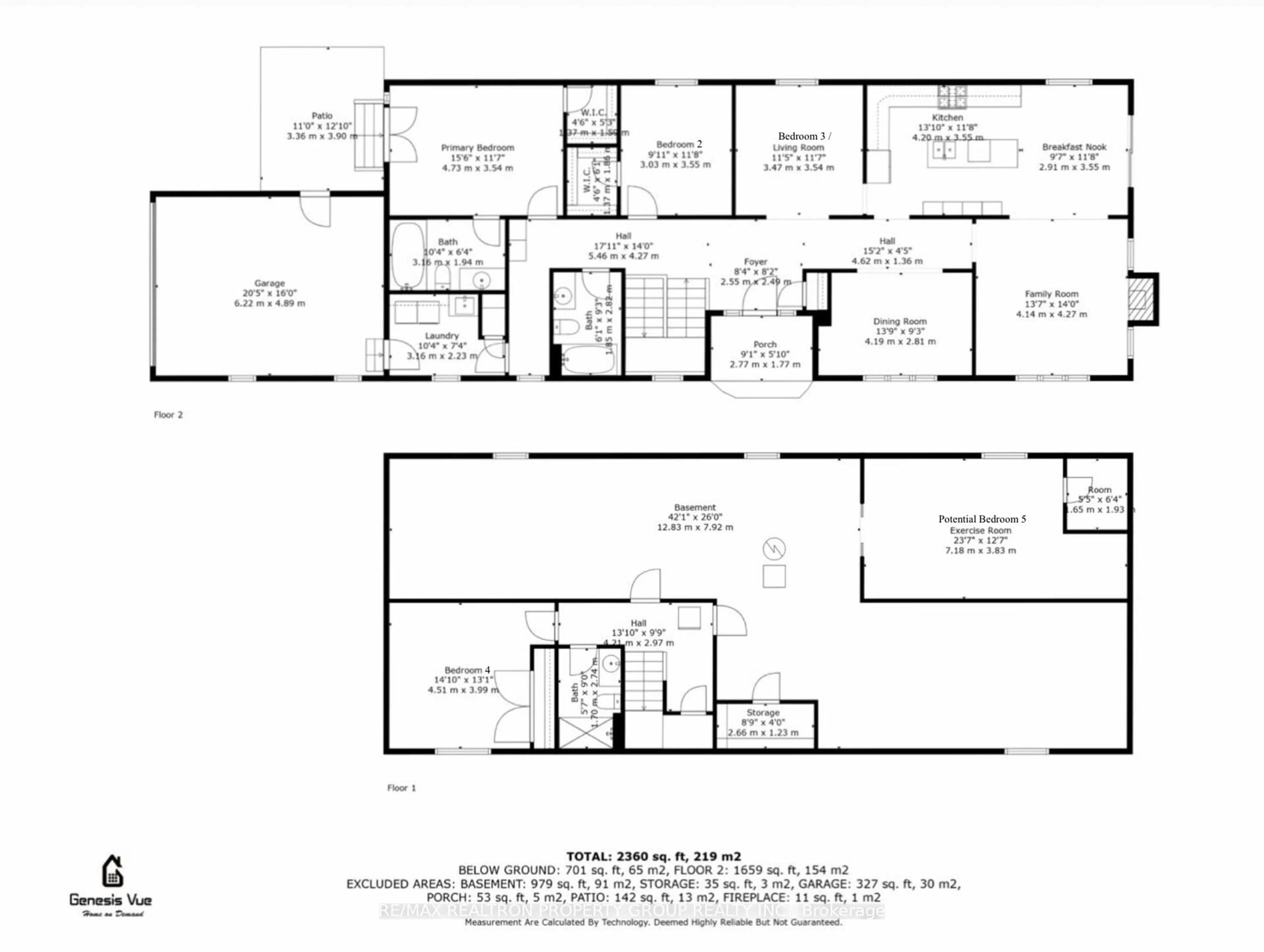 Floor plan for 168 Twyn Rivers Dr, Pickering Ontario L1V 1E2