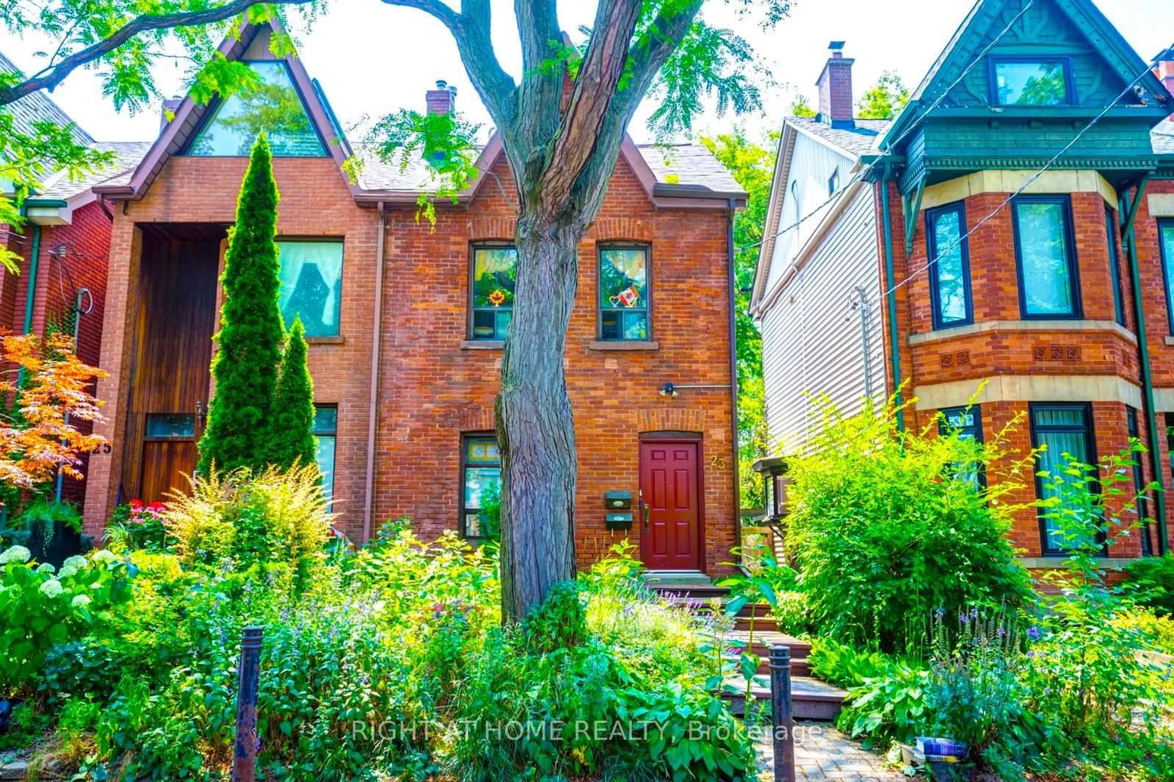 Home with brick exterior material, street for 23 First Ave, Toronto Ontario M4M 1W7
