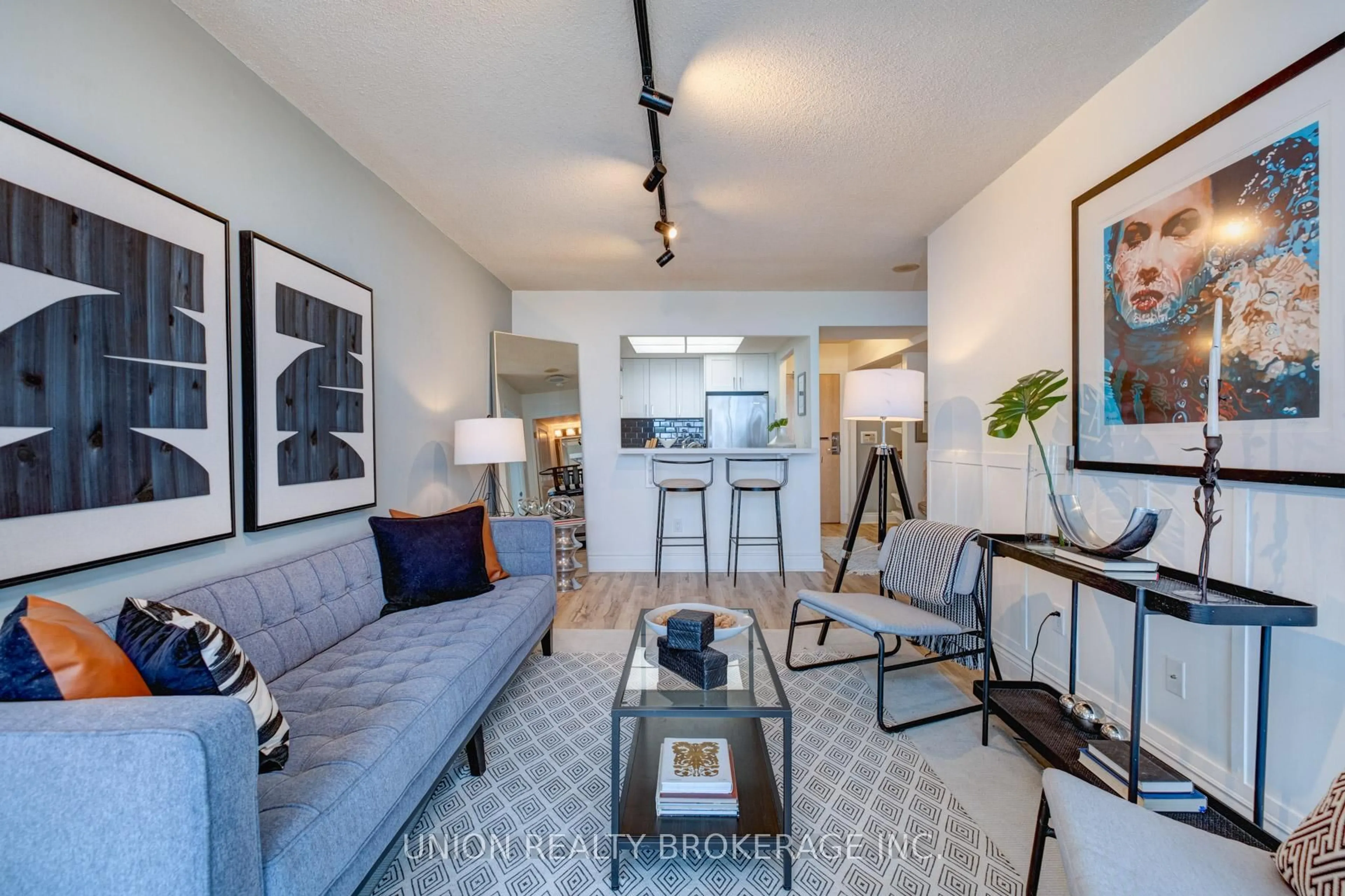 Living room with furniture, unknown for 5 Greystone walk Dr #1216, Toronto Ontario M1K 5J5