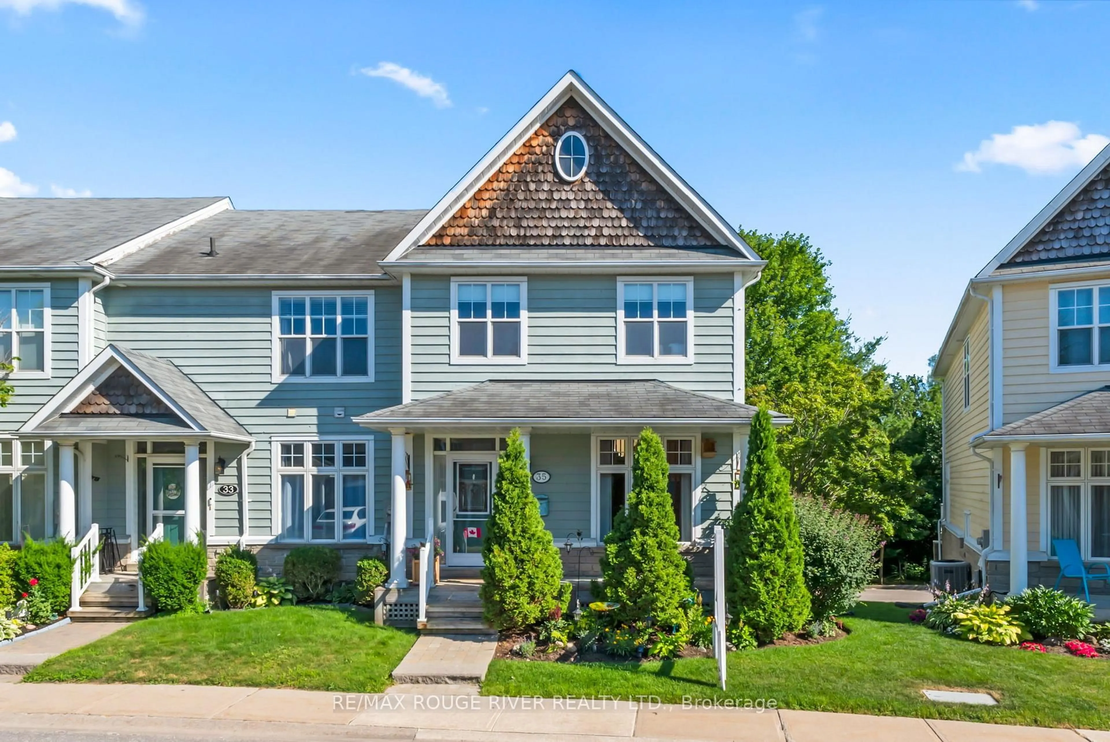 Home with vinyl exterior material, street for 2800 Courtice Rd #35, Clarington Ontario L1E 2M6