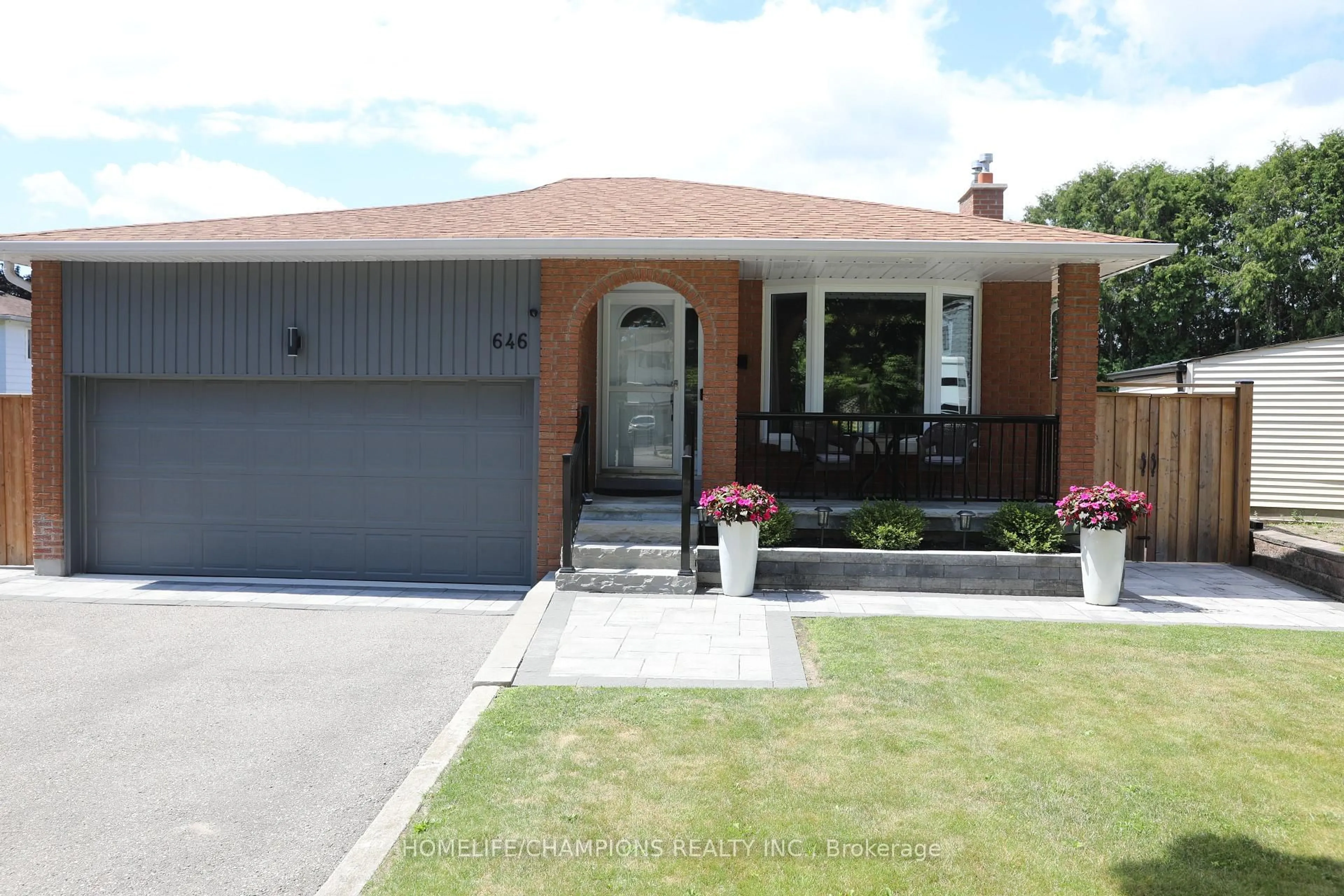 Home with brick exterior material, street for 646 Chancery Crt, Oshawa Ontario L1G 6P8