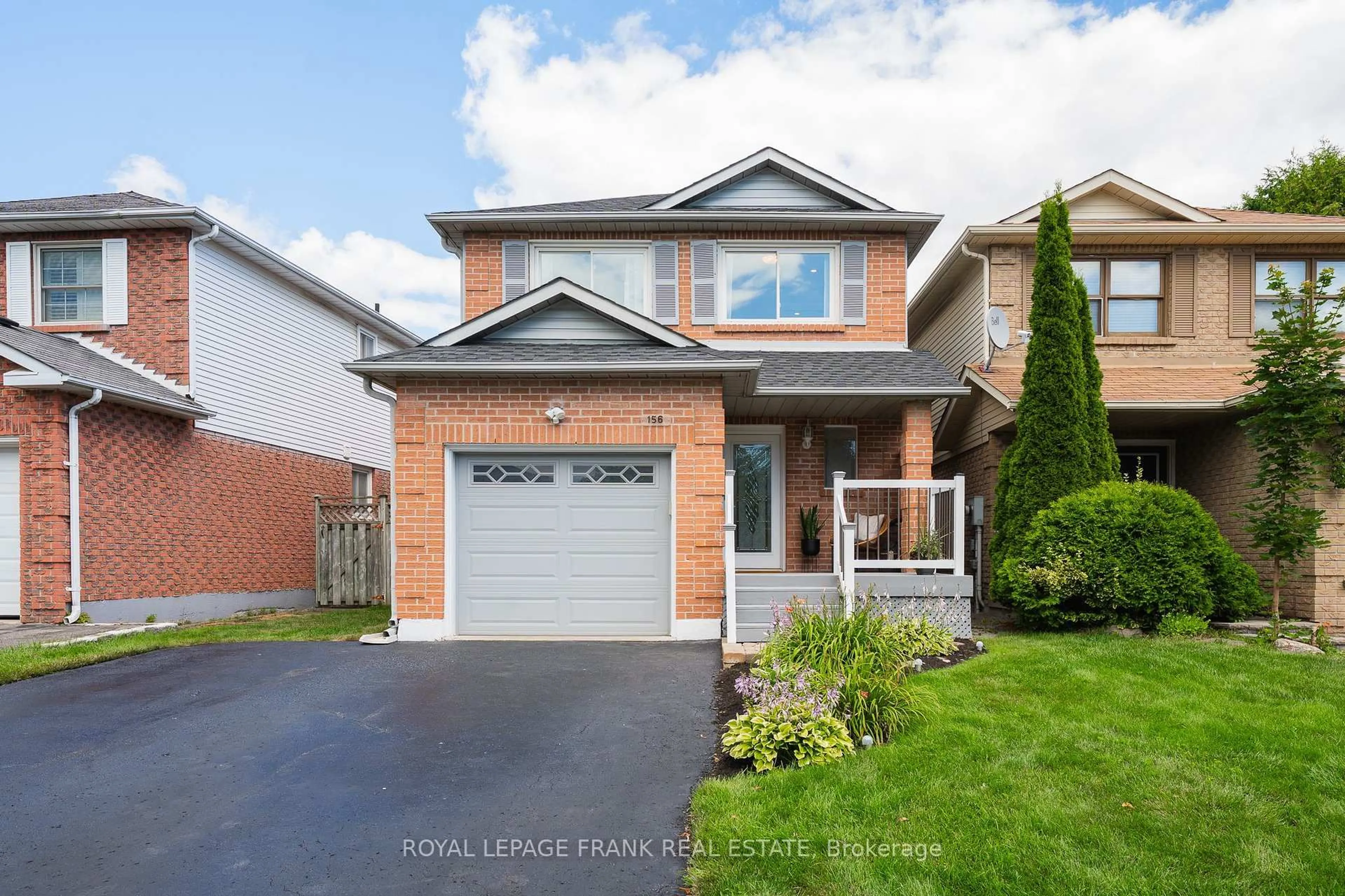 Home with brick exterior material, street for 156 Overbank Dr, Oshawa Ontario L1J 7Y5