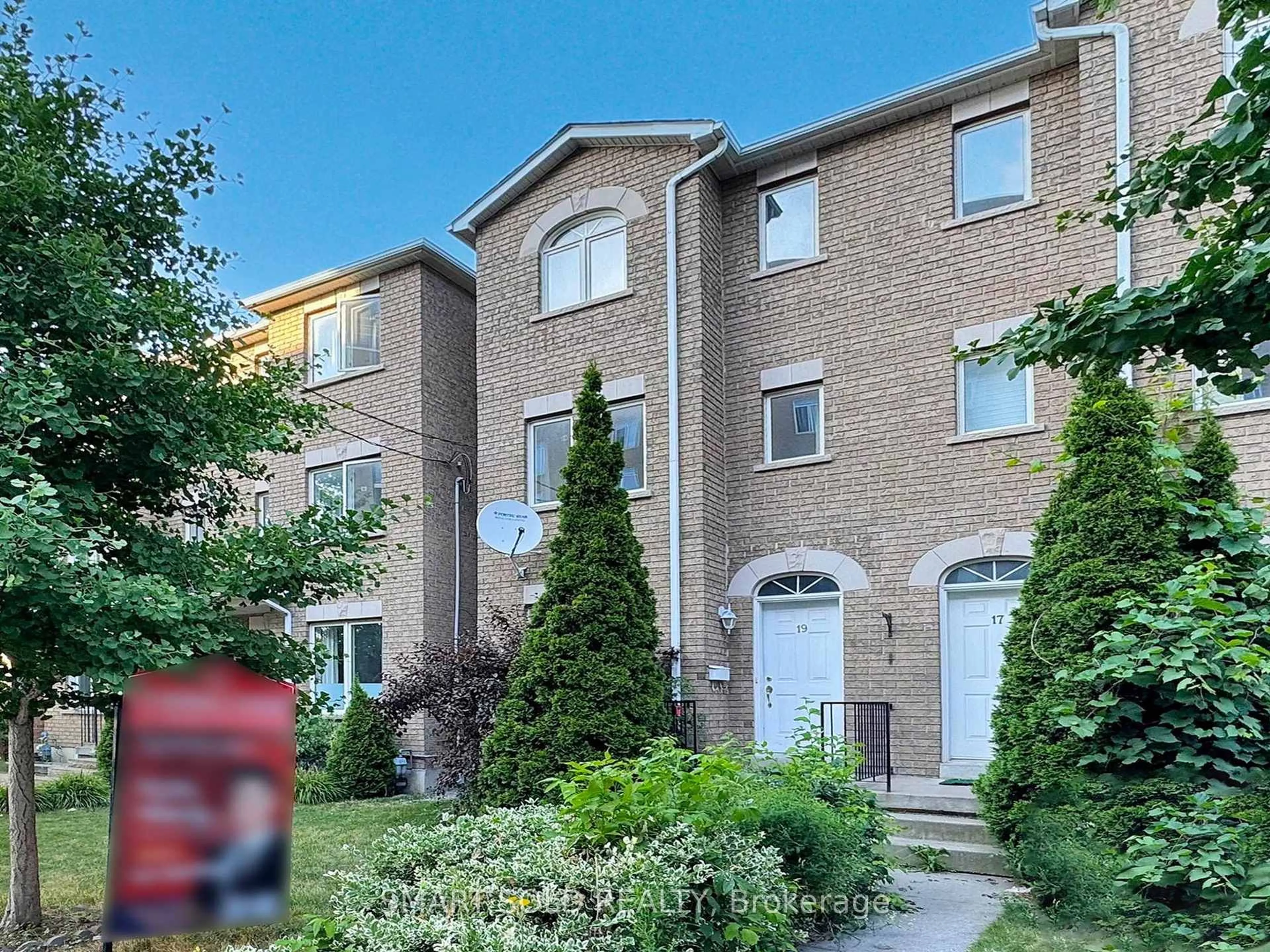 Home with brick exterior material, street for 19 Trent Ave, Toronto Ontario M4C 5C6