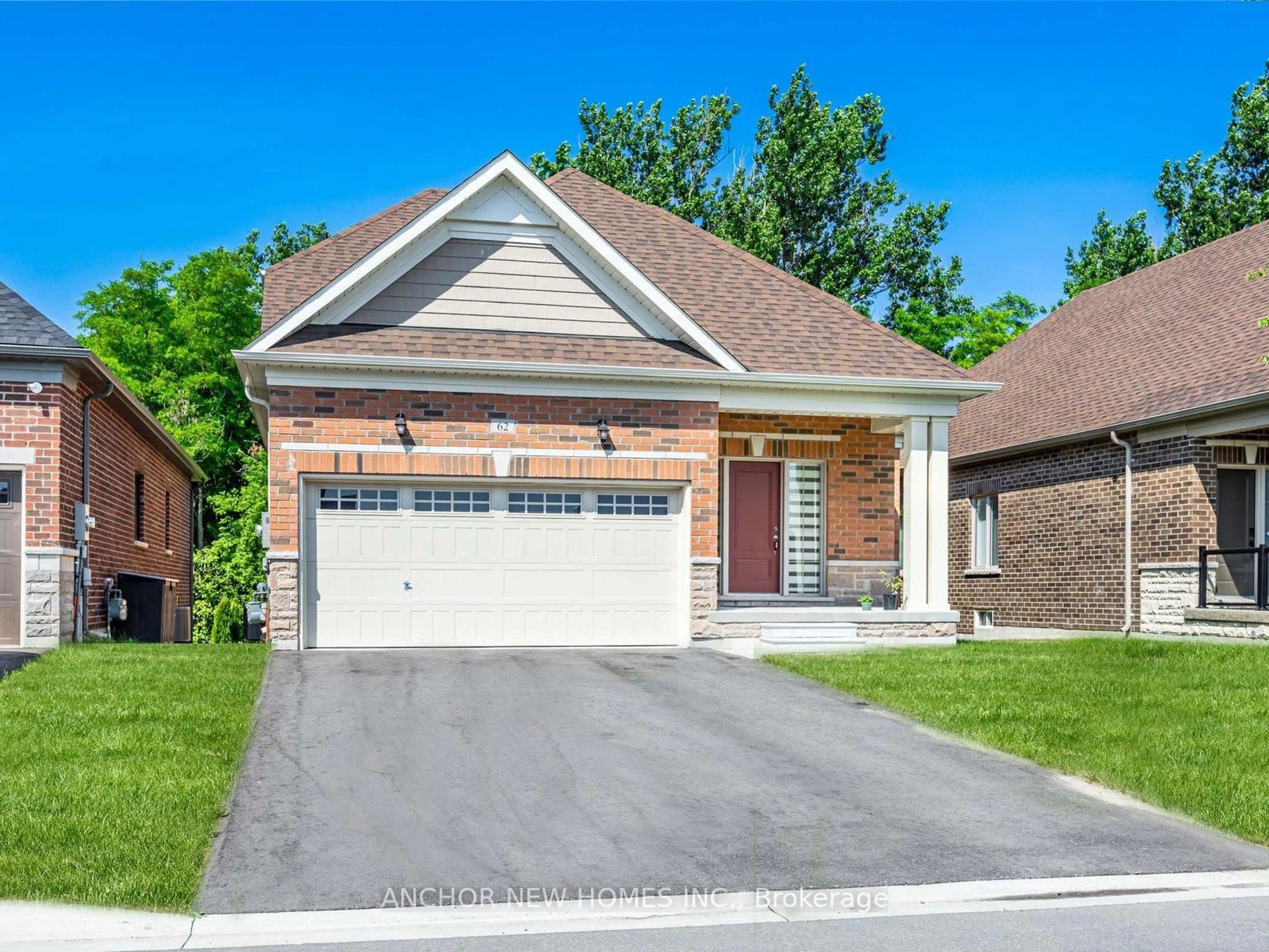 Home with brick exterior material, street for 62 Holtby Crt, Scugog Ontario L9L 0B4