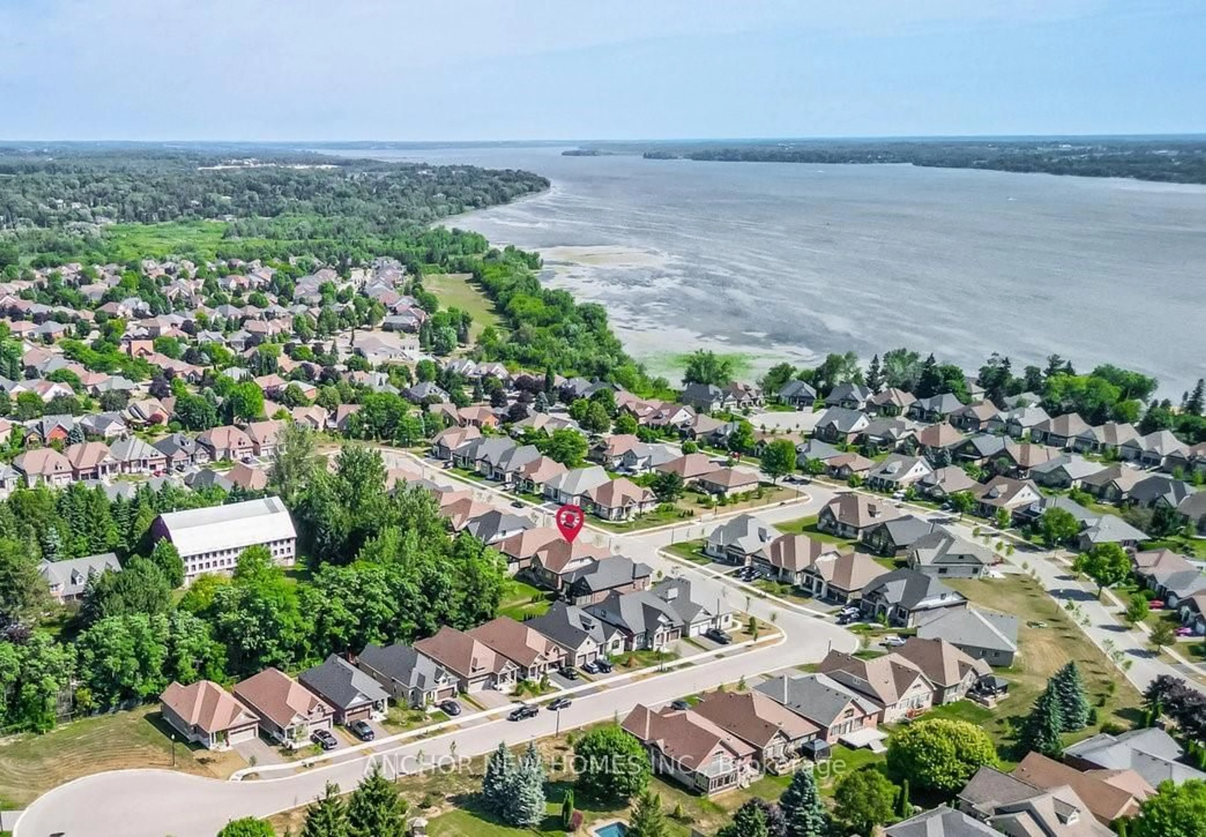 A pic from outside/outdoor area/front of a property/back of a property/a pic from drone, water/lake/river/ocean view for 62 Holtby Crt, Scugog Ontario L9L 0B4