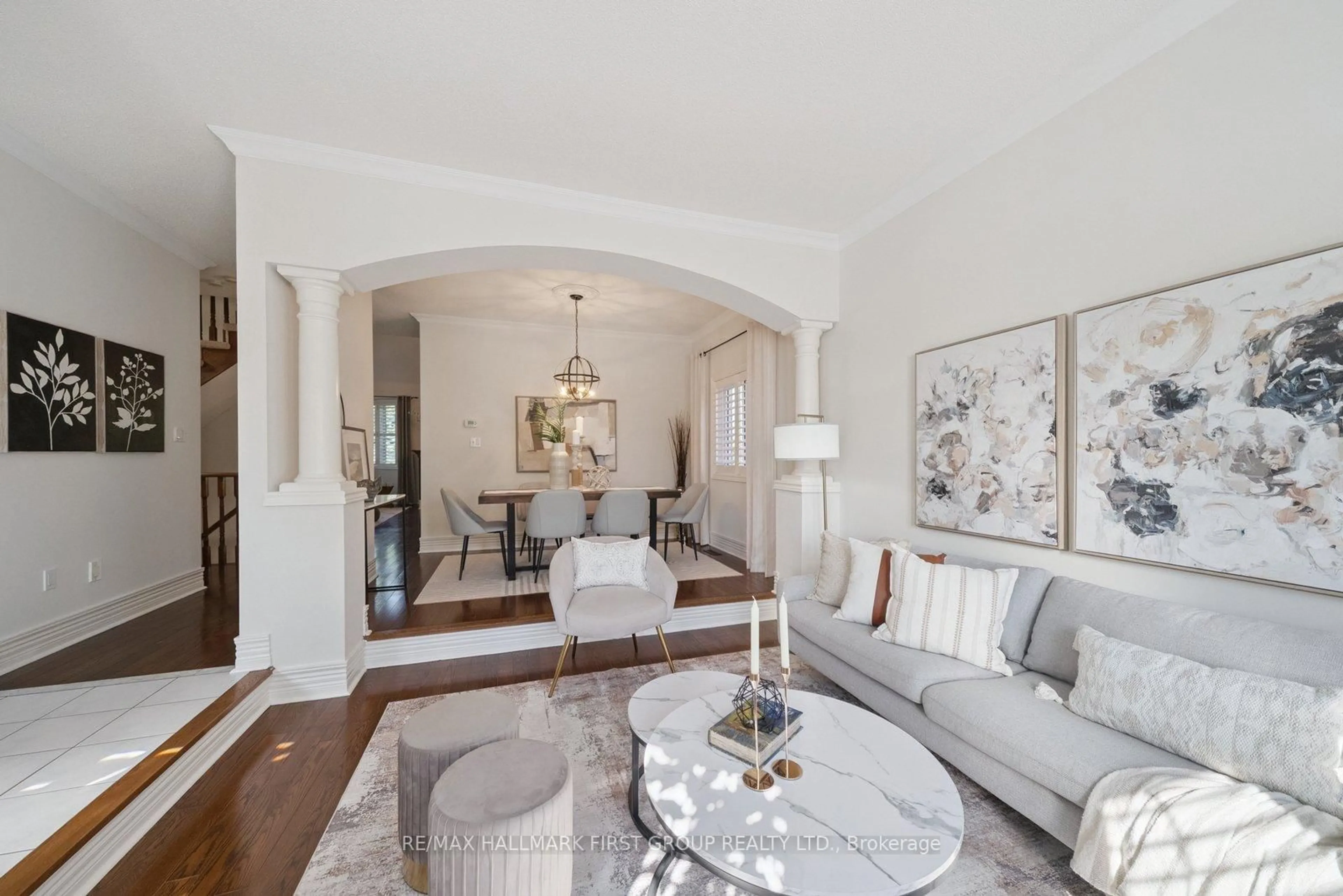 Living room with furniture, unknown for 2327 Canterbury Cres, Pickering Ontario L1X 2T5