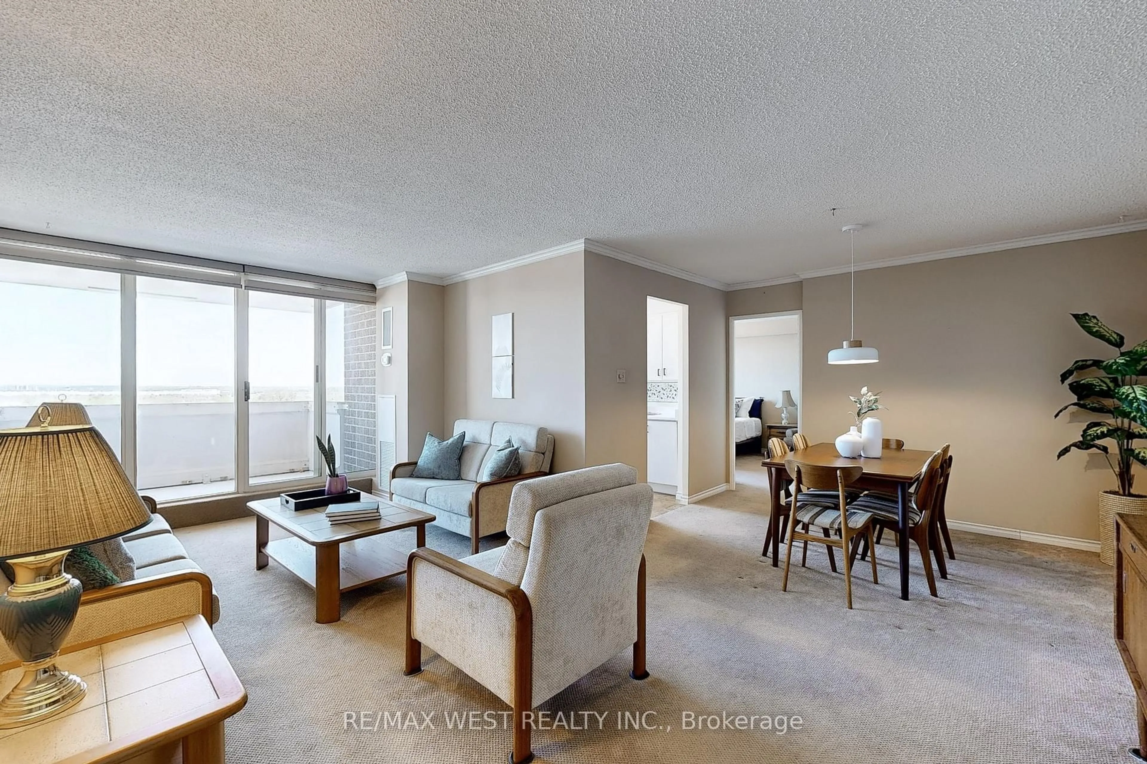 Living room with furniture, unknown for 44 Falby Crt #1207, Ajax Ontario L1S 3L1