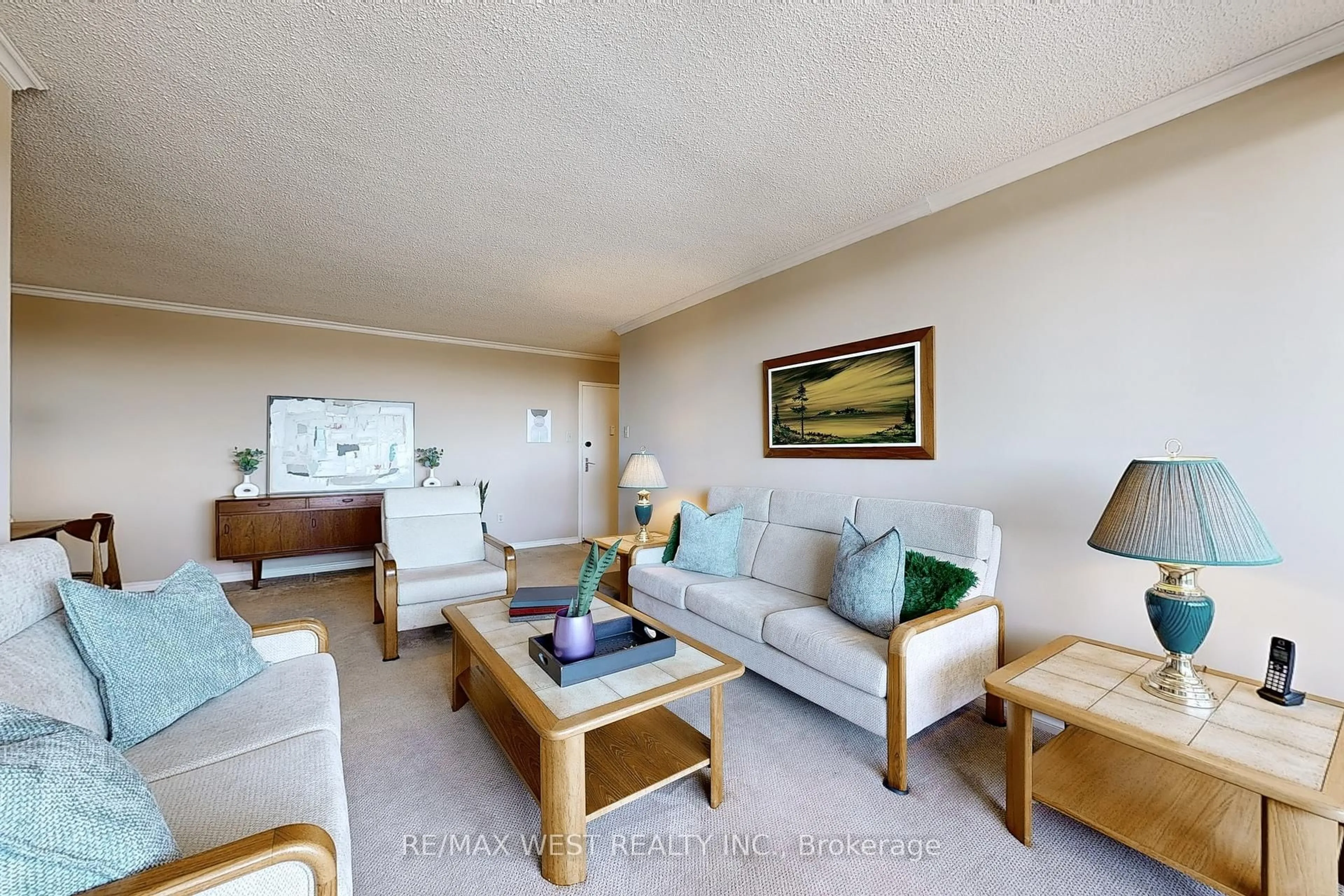 Living room with furniture, unknown for 44 Falby Crt #1207, Ajax Ontario L1S 3L1