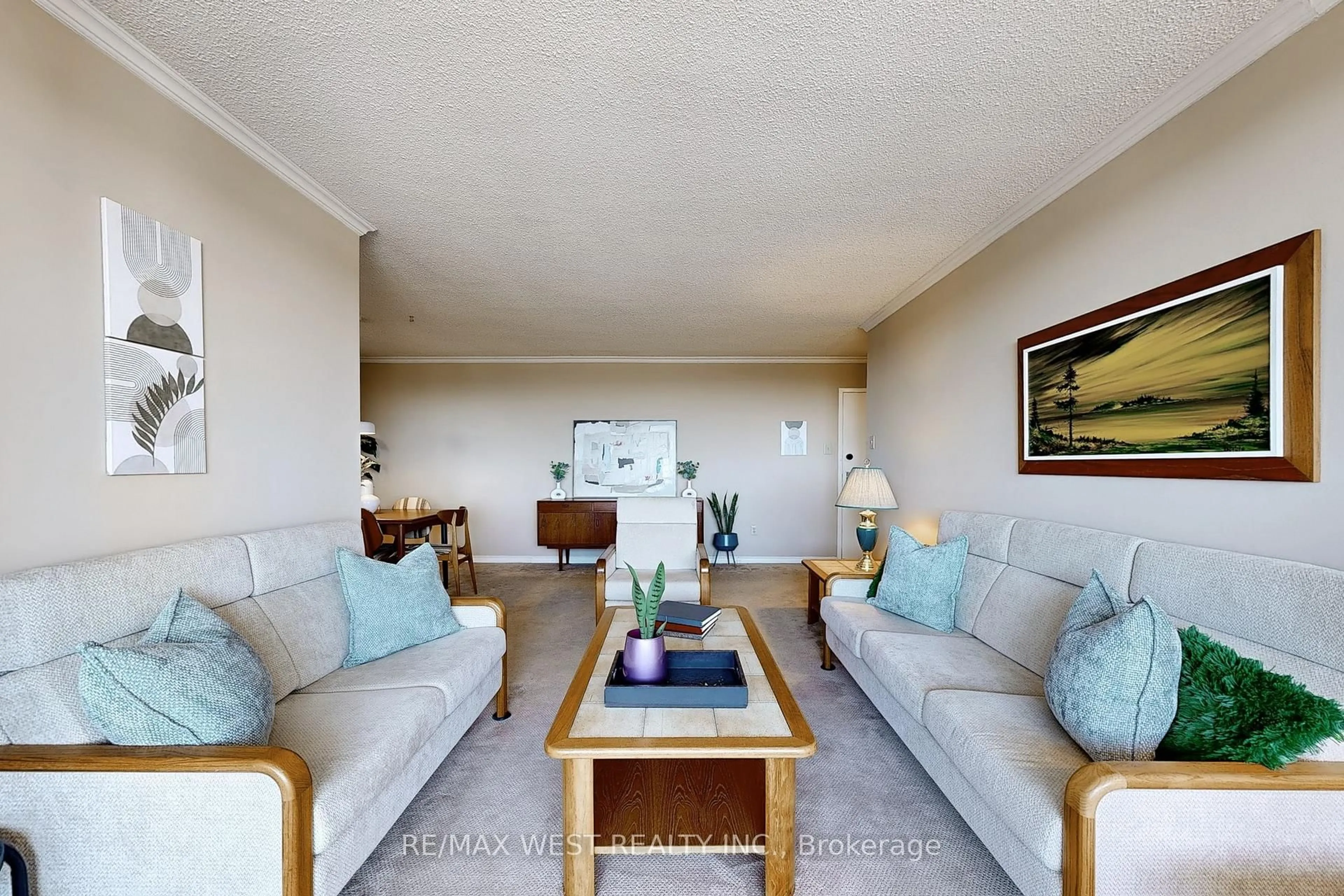 Living room with furniture, unknown for 44 Falby Crt #1207, Ajax Ontario L1S 3L1