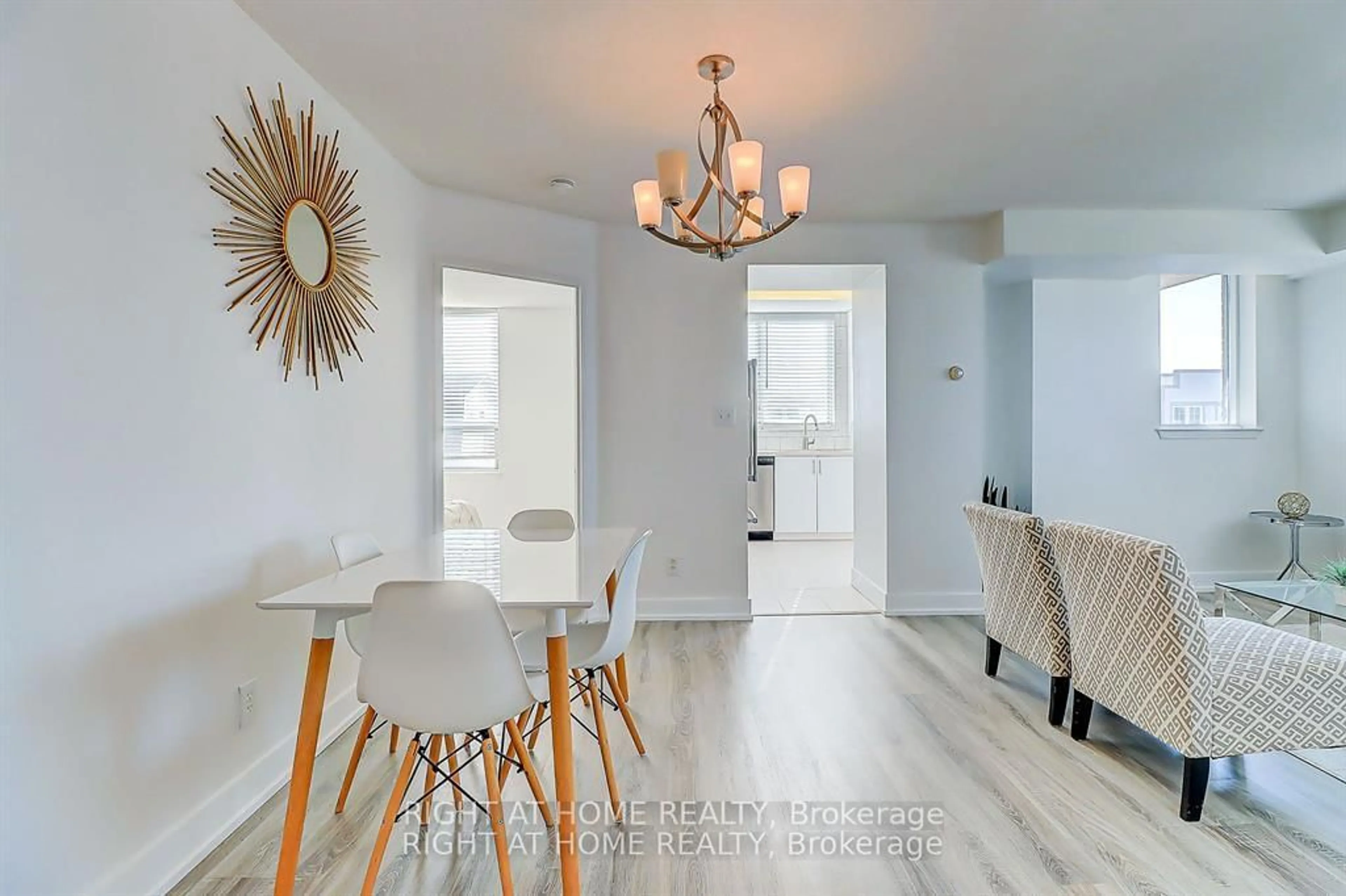 Dining room, wood/laminate floor for 1625 Pickering Pkwy #404, Pickering Ontario L1V 6Z6