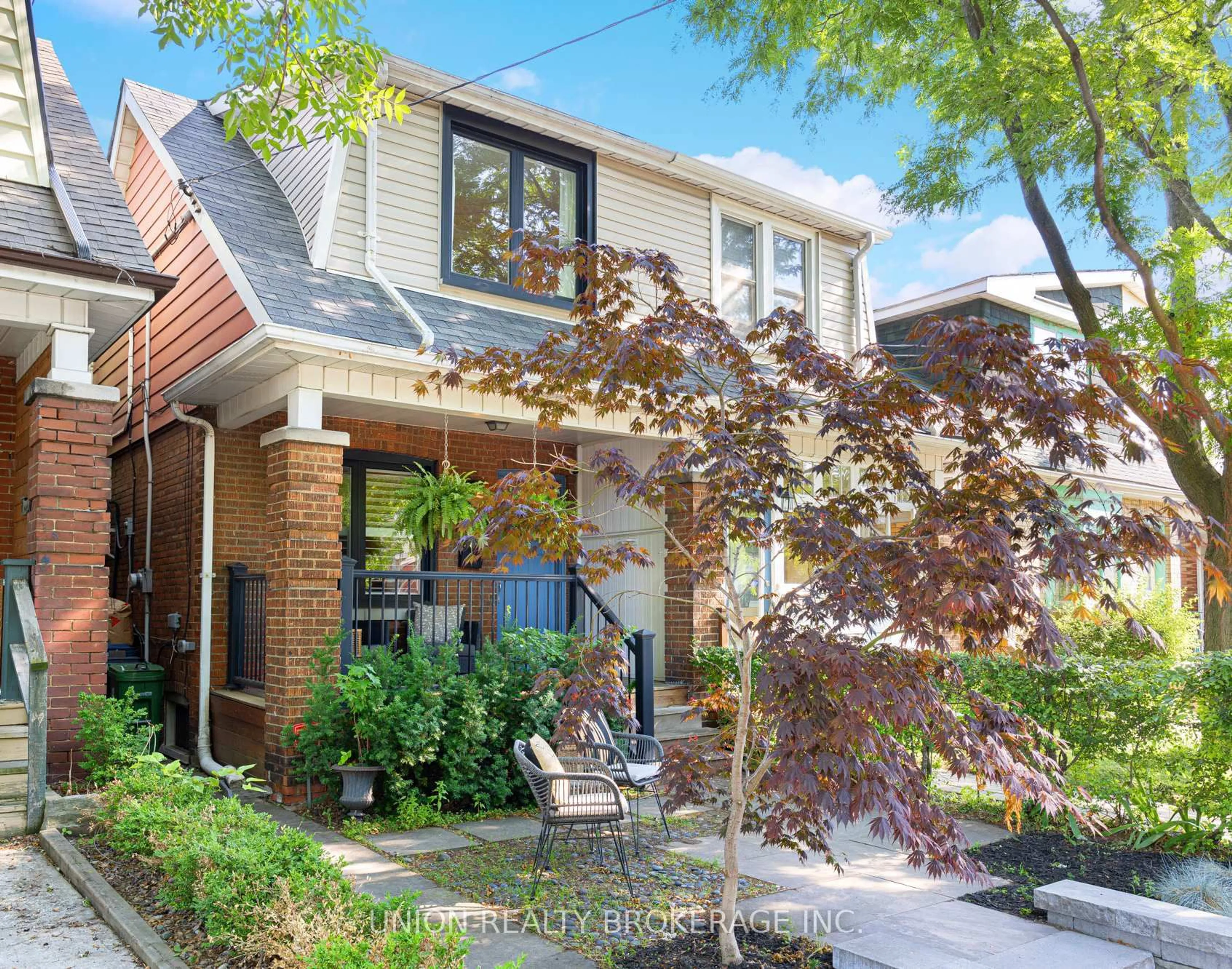 Home with brick exterior material, street for 152 Milverton Blvd, Toronto Ontario M4J 1V3