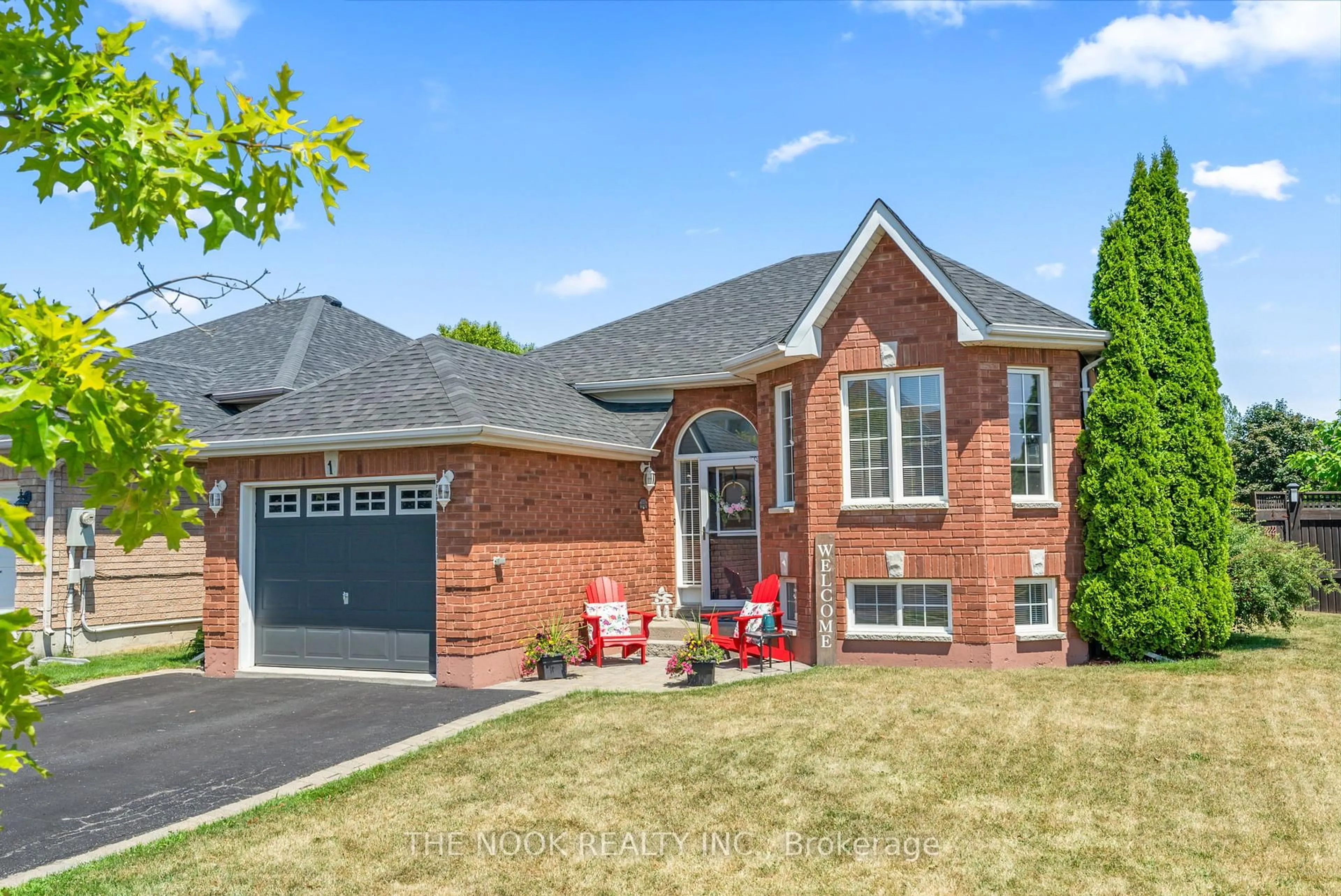 Home with brick exterior material, street for 1 William Jose Crt, Clarington Ontario L1B 1N7