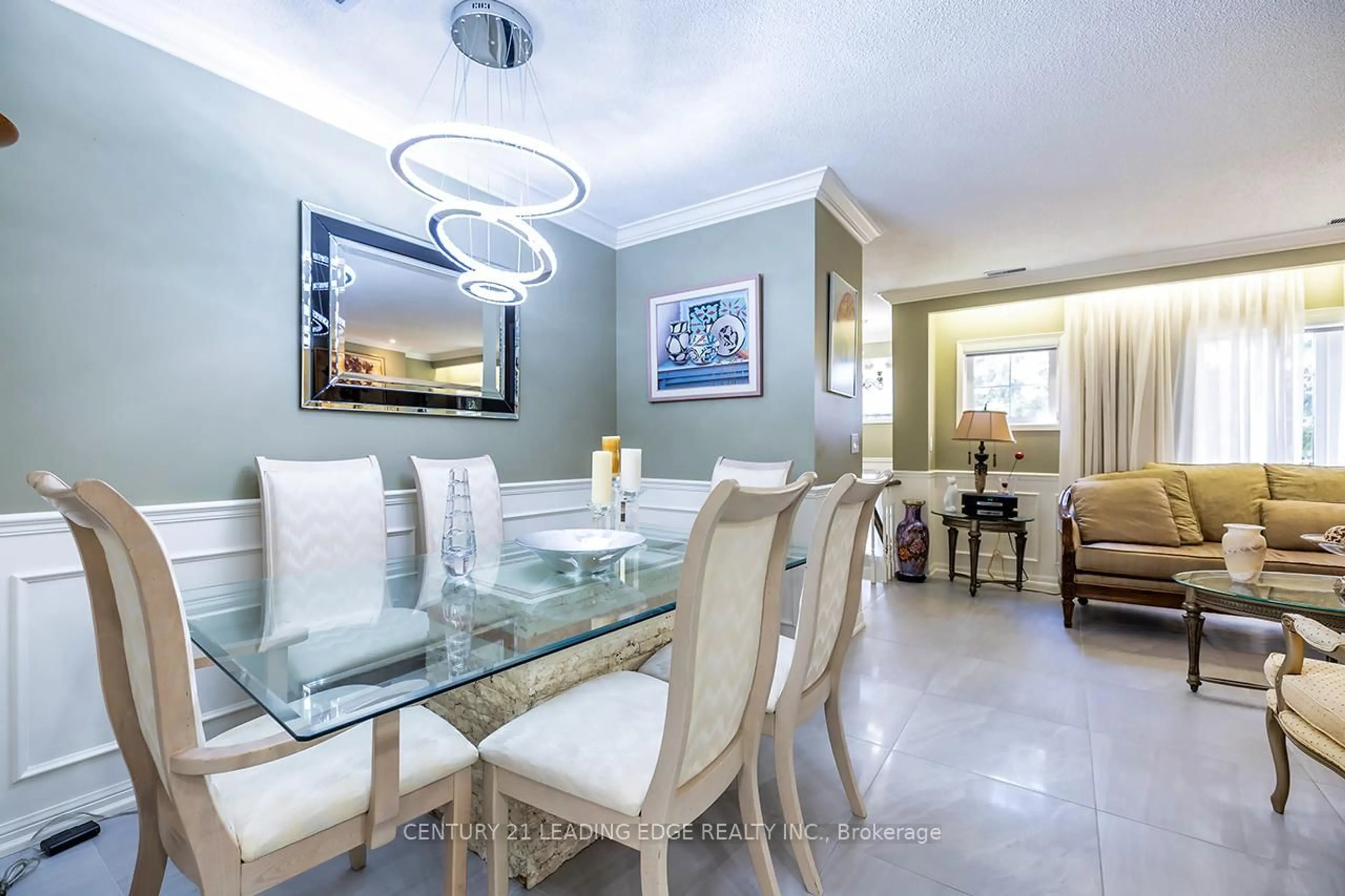 Dining room, ceramic/tile floor for 1400 The Esplanade Dr #621, Pickering Ontario L1V 6V2