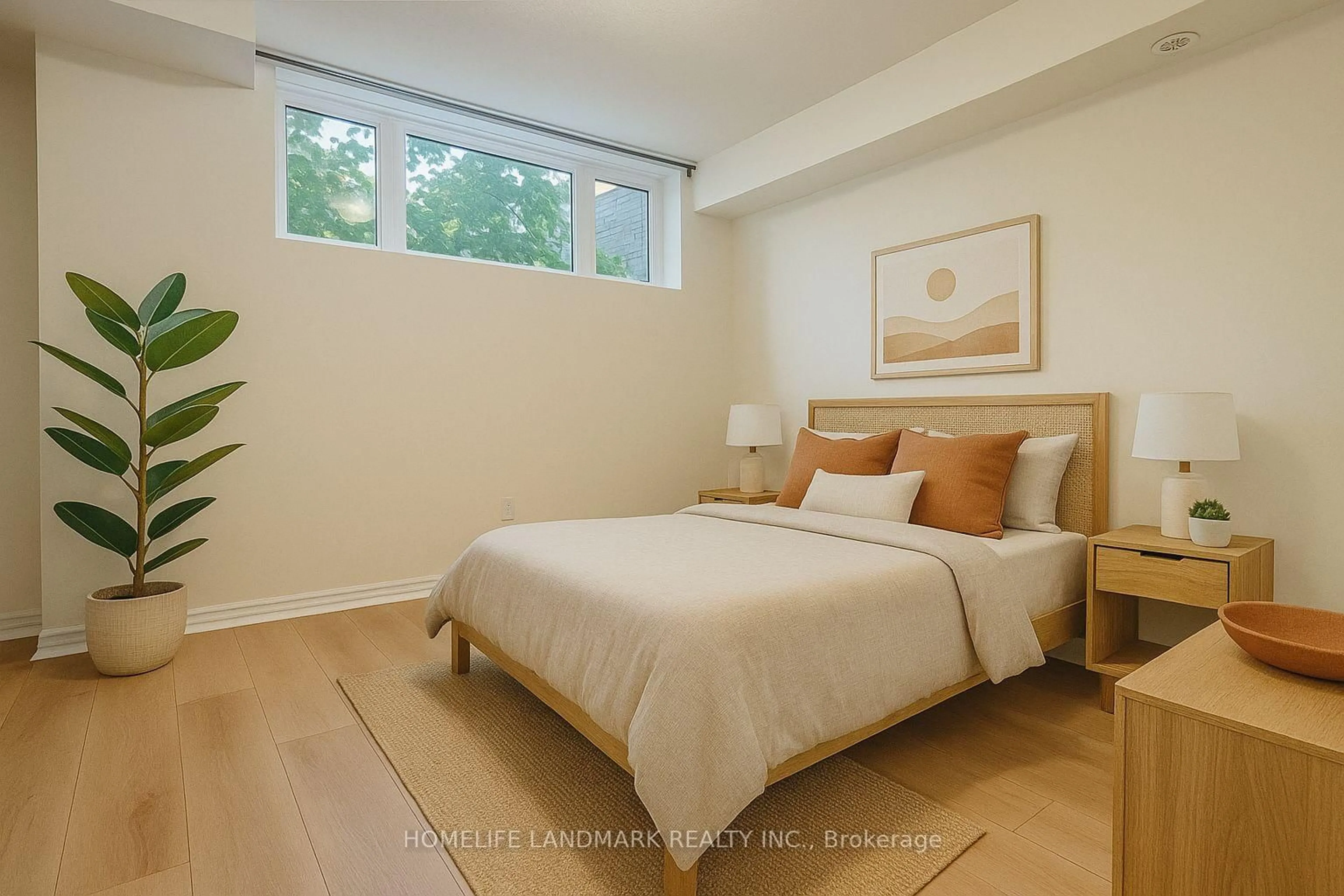 Bedroom with bed, unknown for 13 Eaton Park Lane #17, Toronto Ontario M1W 0A5