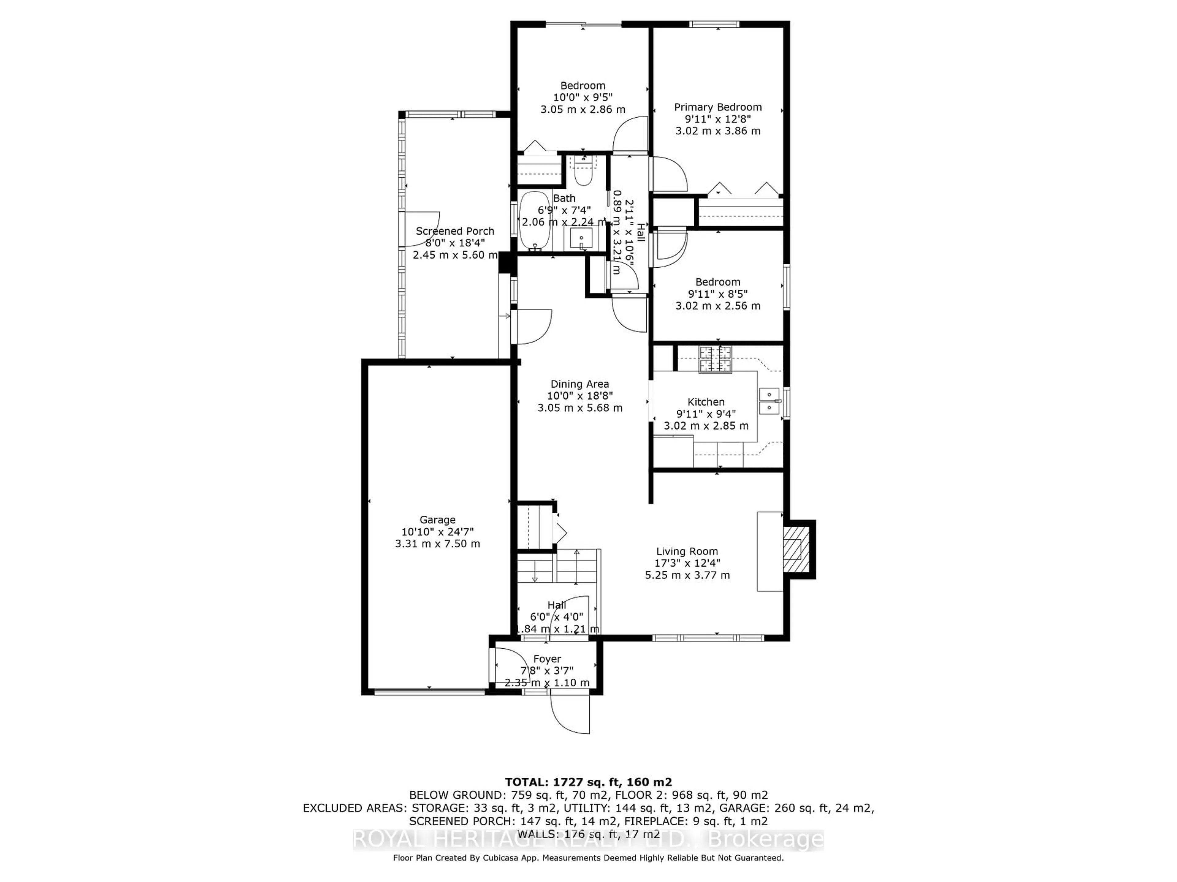 Floor plan for 165 Hillcrest Dr, Whitby Ontario L1N 3C3