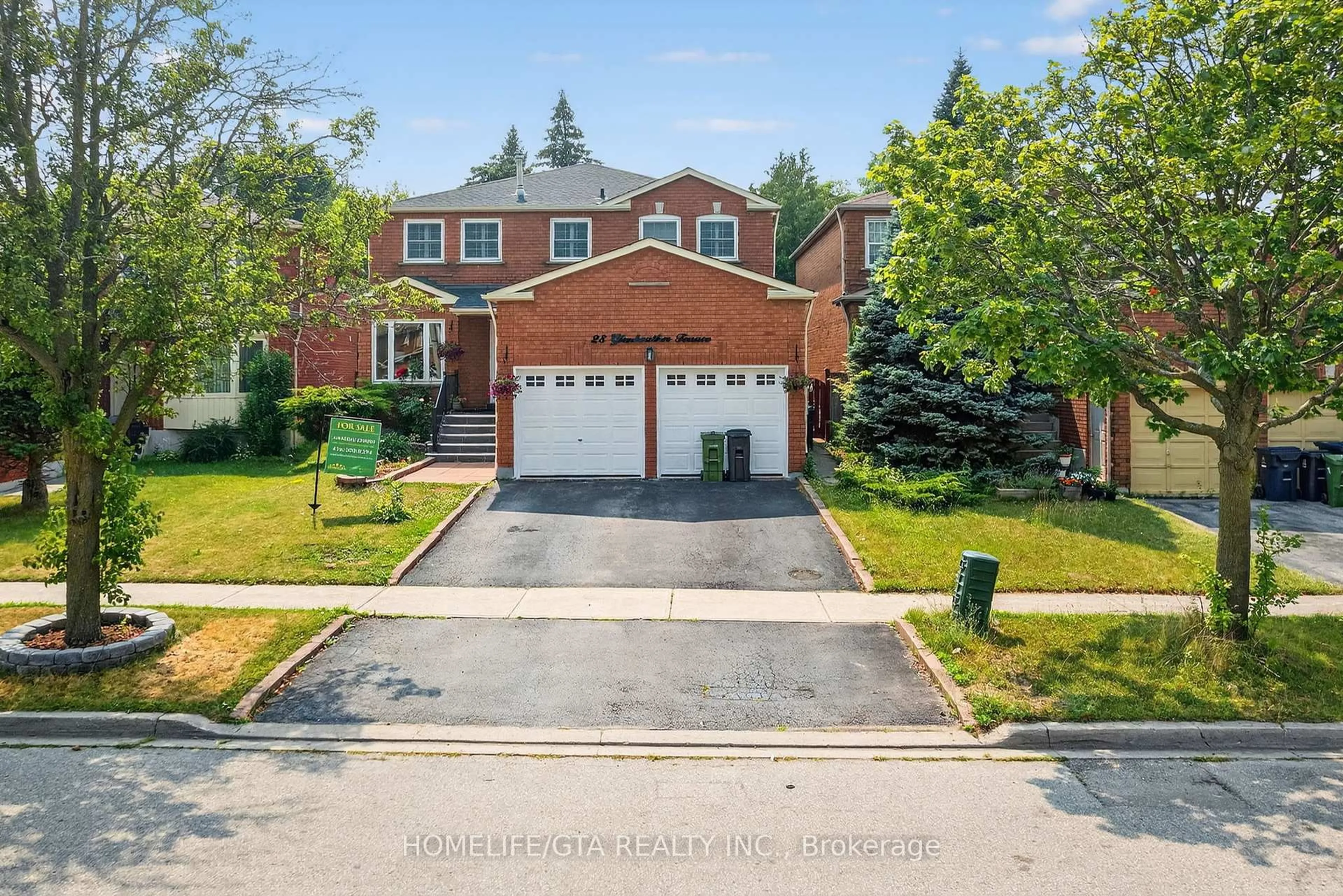 Home with brick exterior material, street for 28 Glenheather Terr, Toronto Ontario M1B 5H9