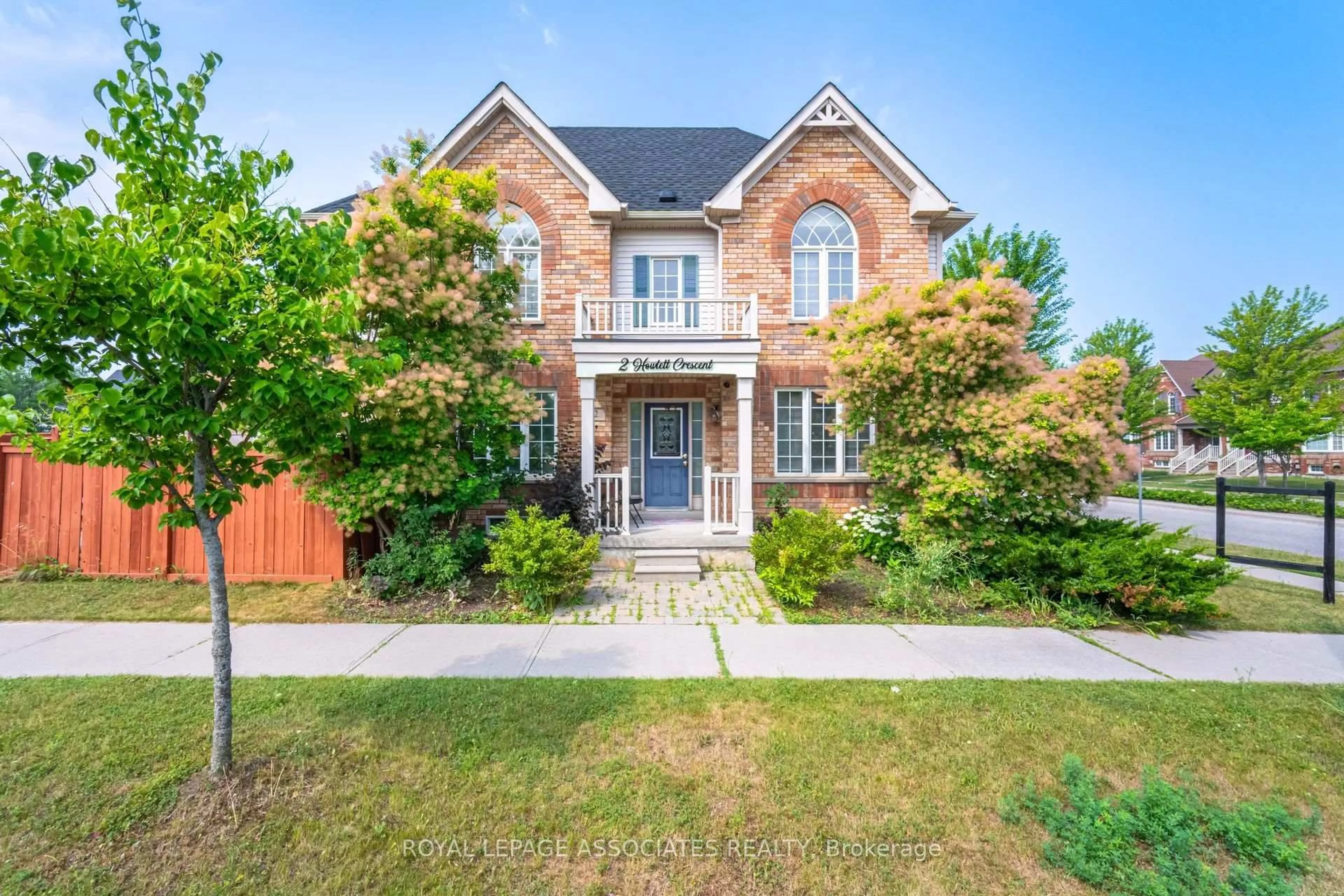 Home with brick exterior material, street for 2 Howlett Cres, Ajax Ontario L1T 0A8