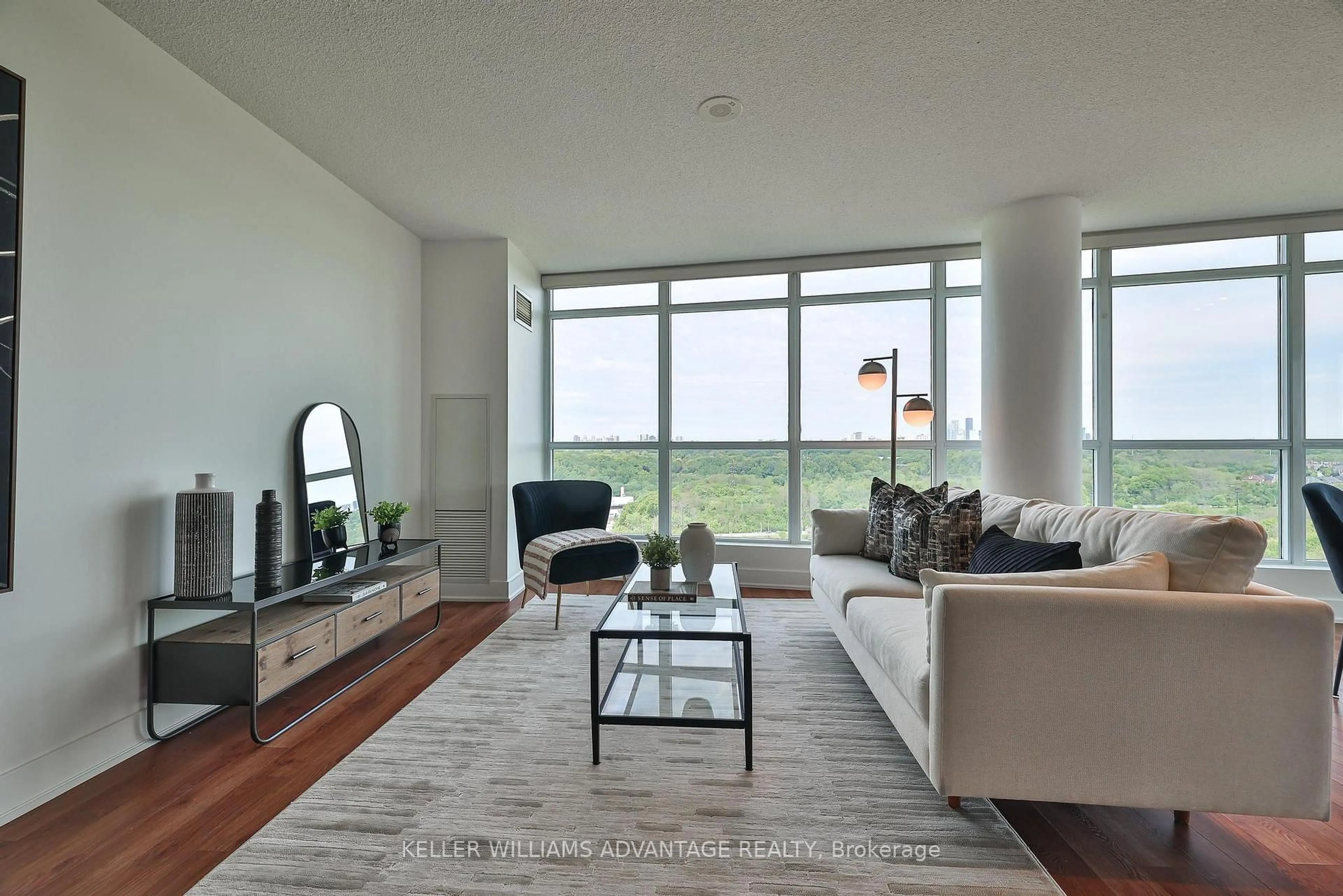 Living room with furniture, unknown for 1048 Broadview Ave #1208, Toronto Ontario M4K 2B8