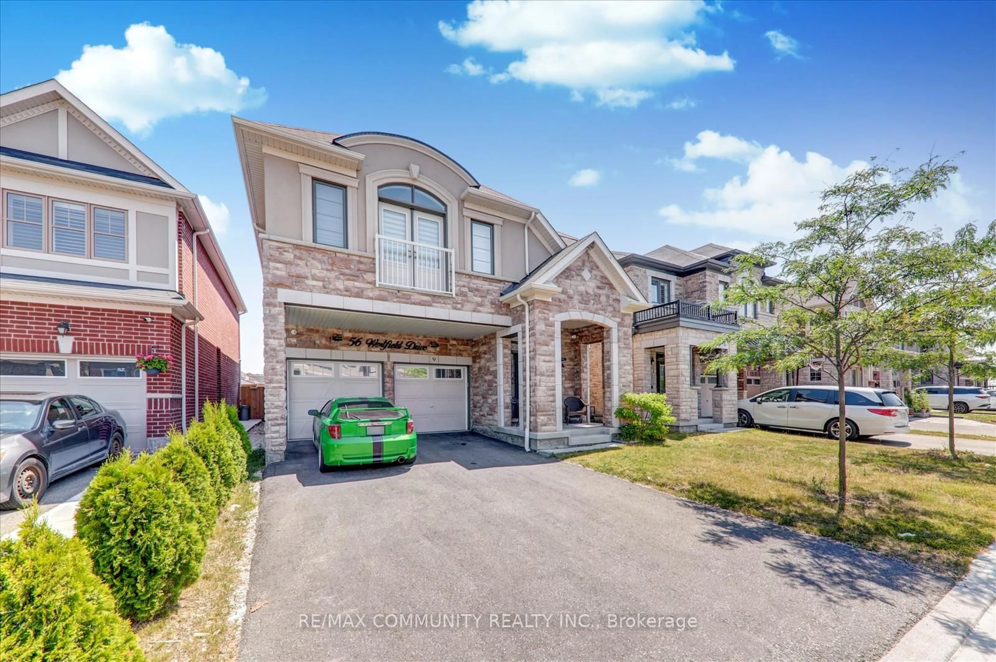 Home with brick exterior material, street for 56 Westfield Dr, Whitby Ontario L1P 0E9