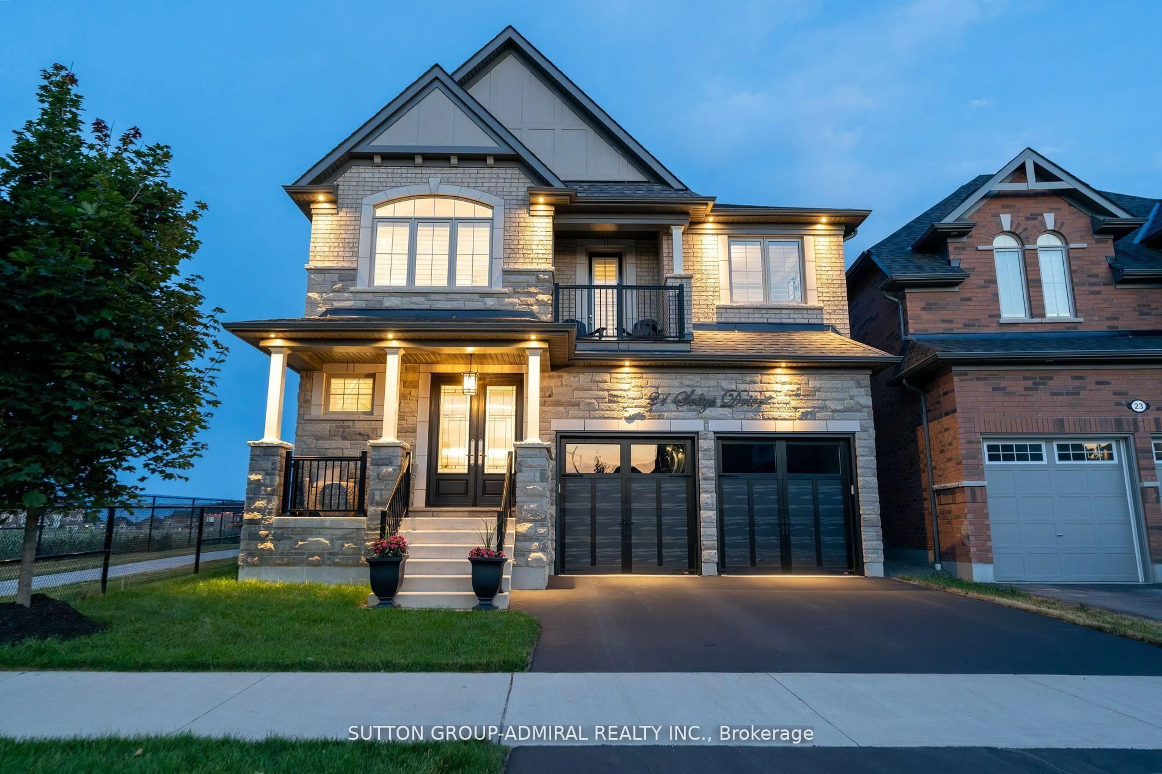 Home with brick exterior material, street for 21 Soltys Dr, Whitby Ontario L1P 0J3