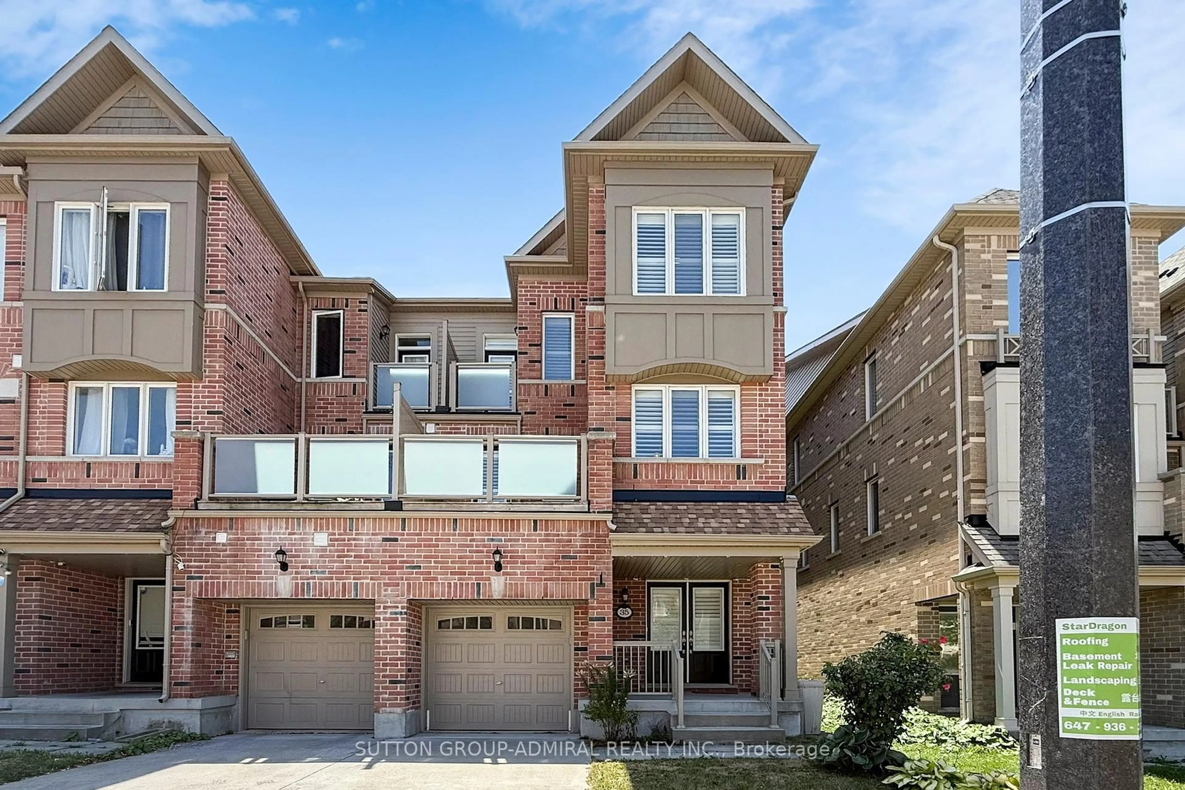 Home with brick exterior material, street for 35 Pringdale Gardens Circ, Toronto Ontario M1J 0B1