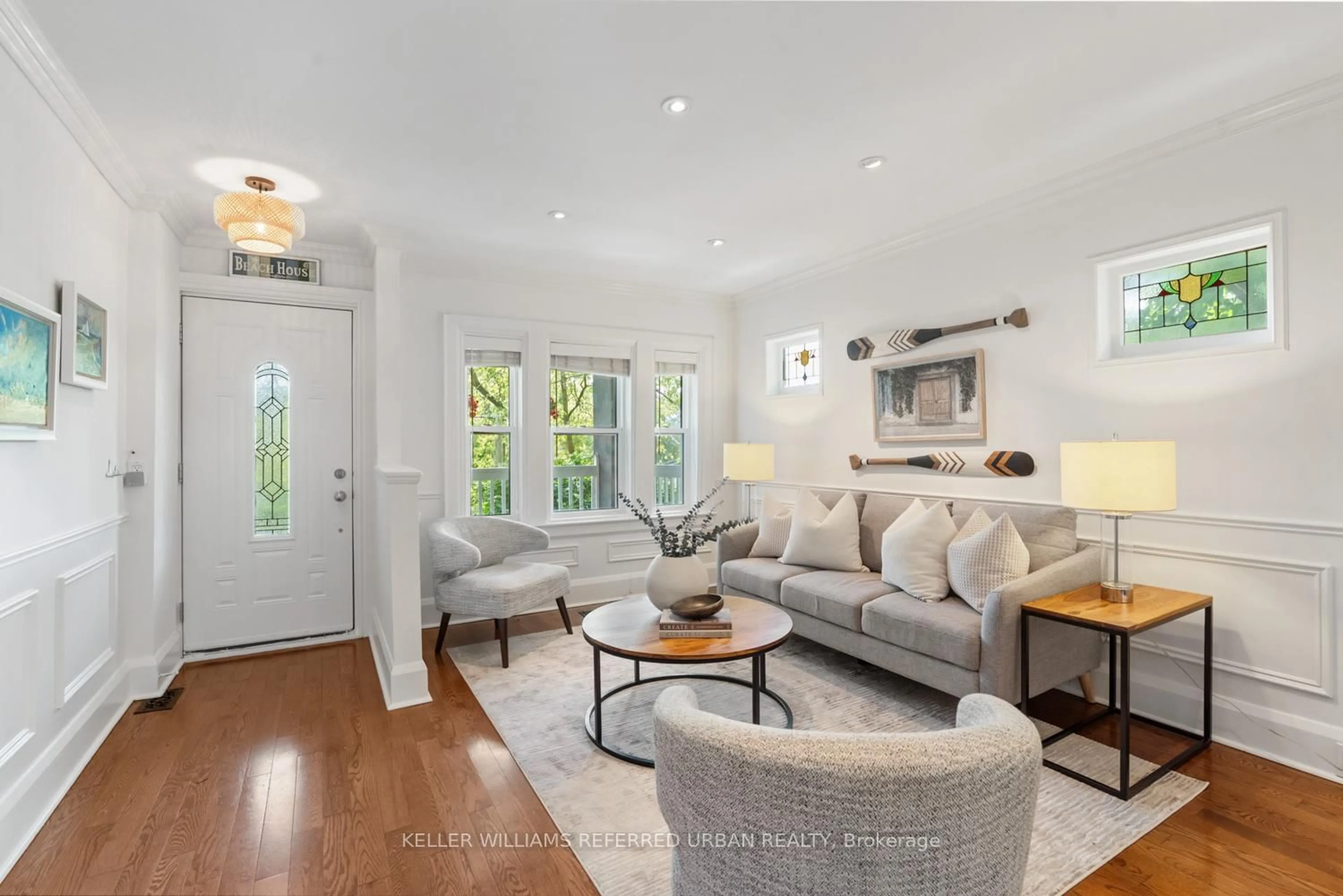Living room with furniture, unknown for 231 Lee Ave, Toronto Ontario M4E 2P4