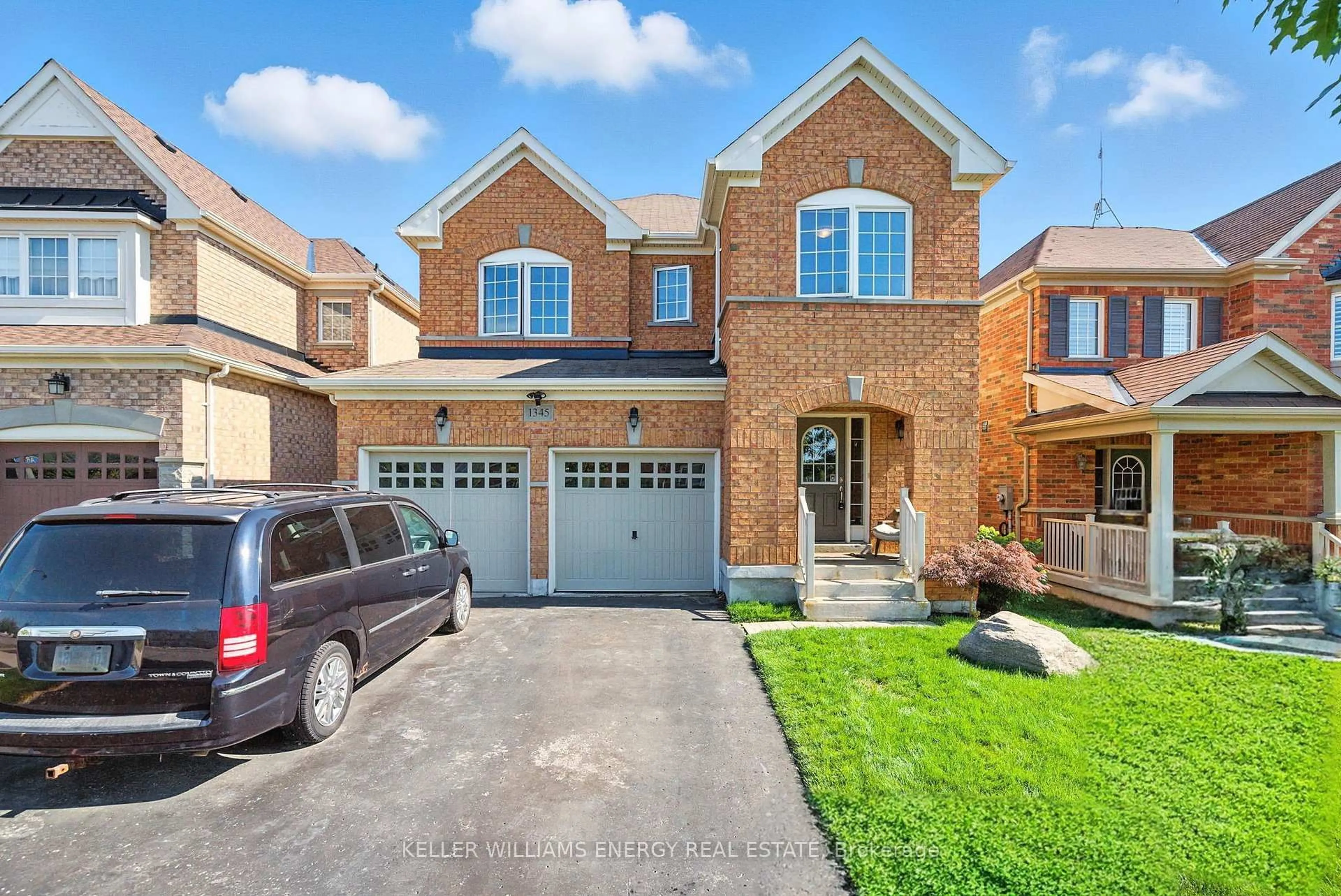 Home with brick exterior material, street for 1345 Woodstream Ave, Oshawa Ontario L1K 0N6