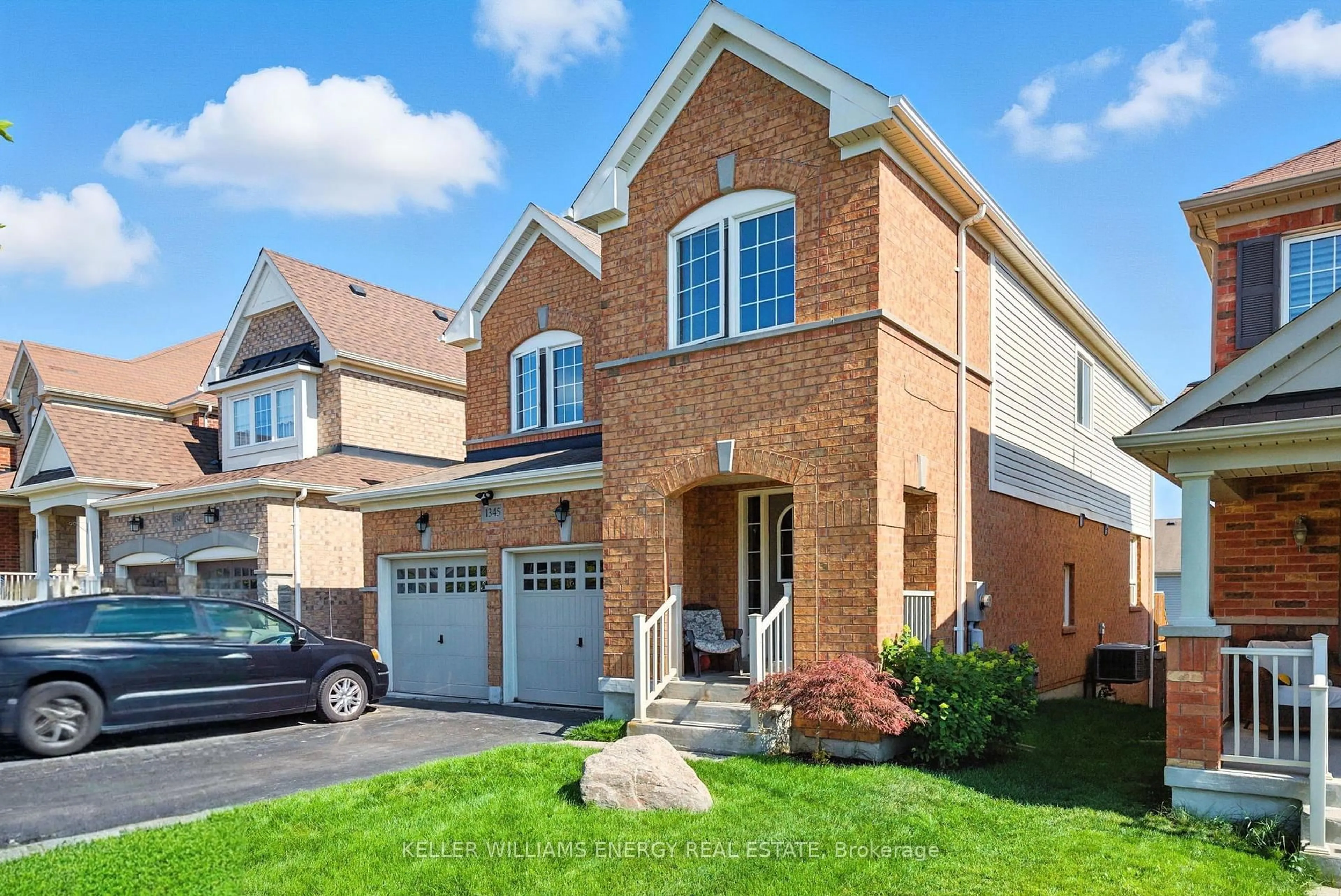 Home with brick exterior material, street for 1345 Woodstream Ave, Oshawa Ontario L1K 0N6